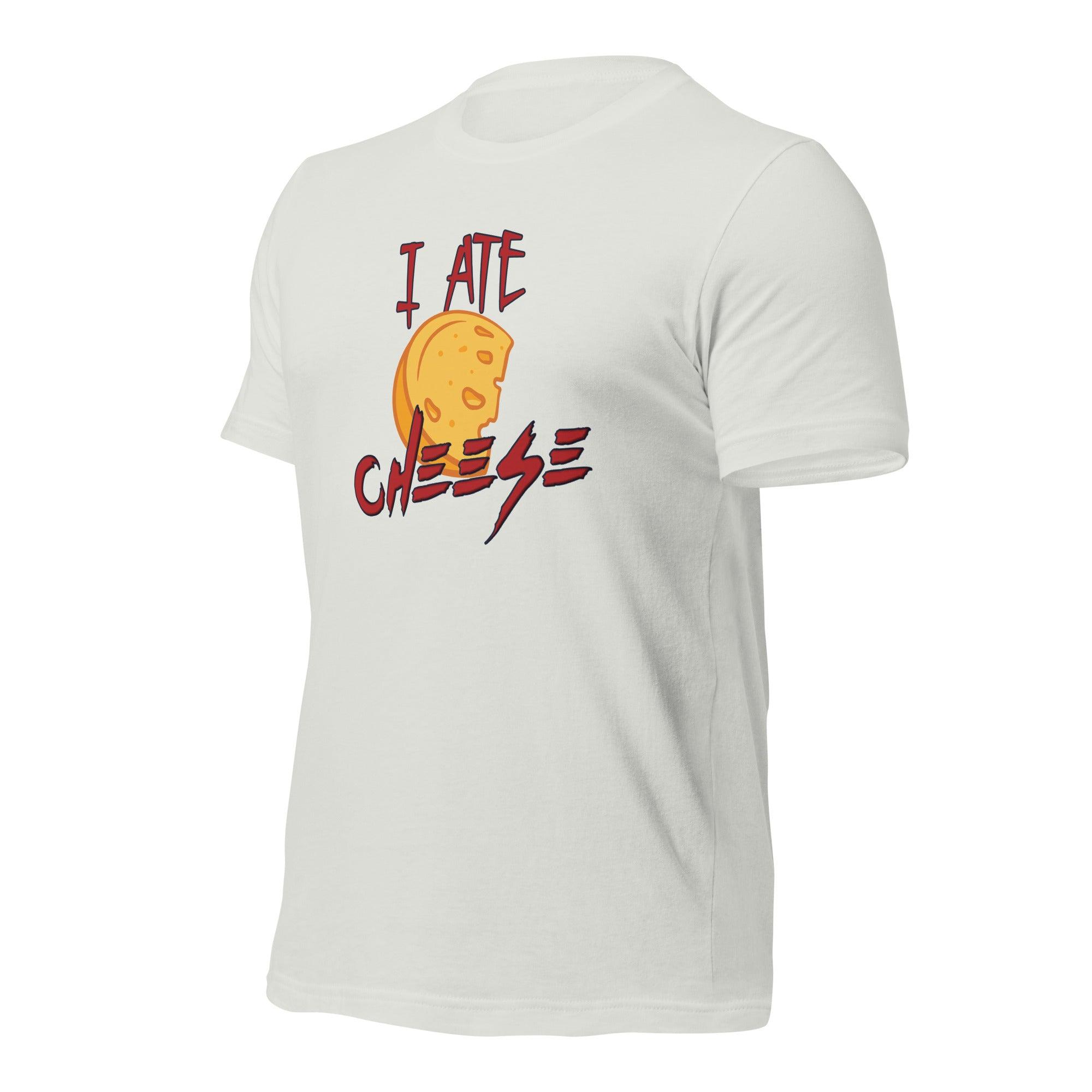 I Ate Cheese! Unisex t-shirt VAWDesigns