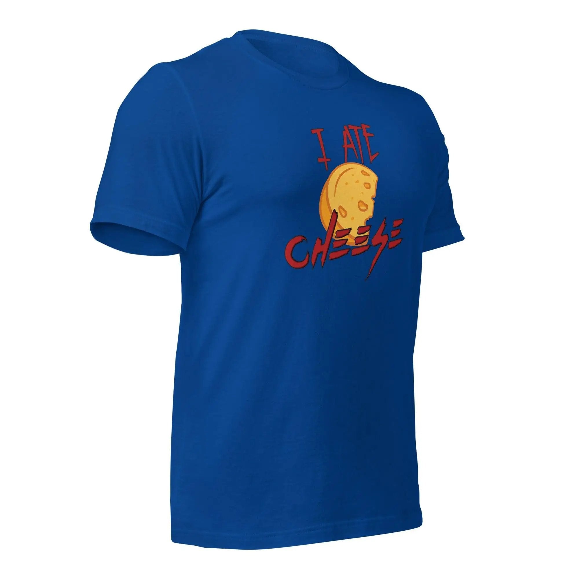 I Ate Cheese! Unisex t-shirt VAWDesigns