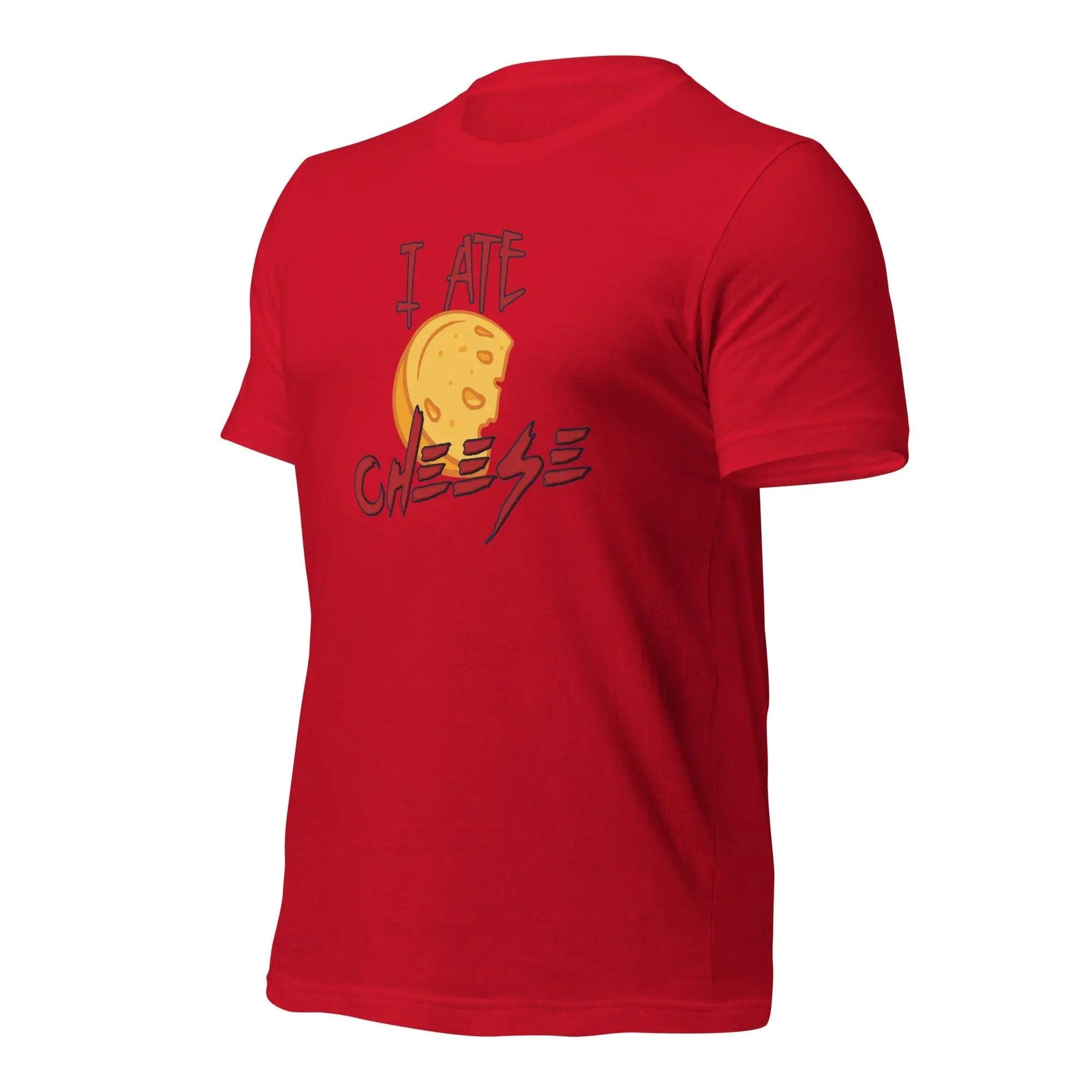 I Ate Cheese! Unisex t-shirt VAWDesigns
