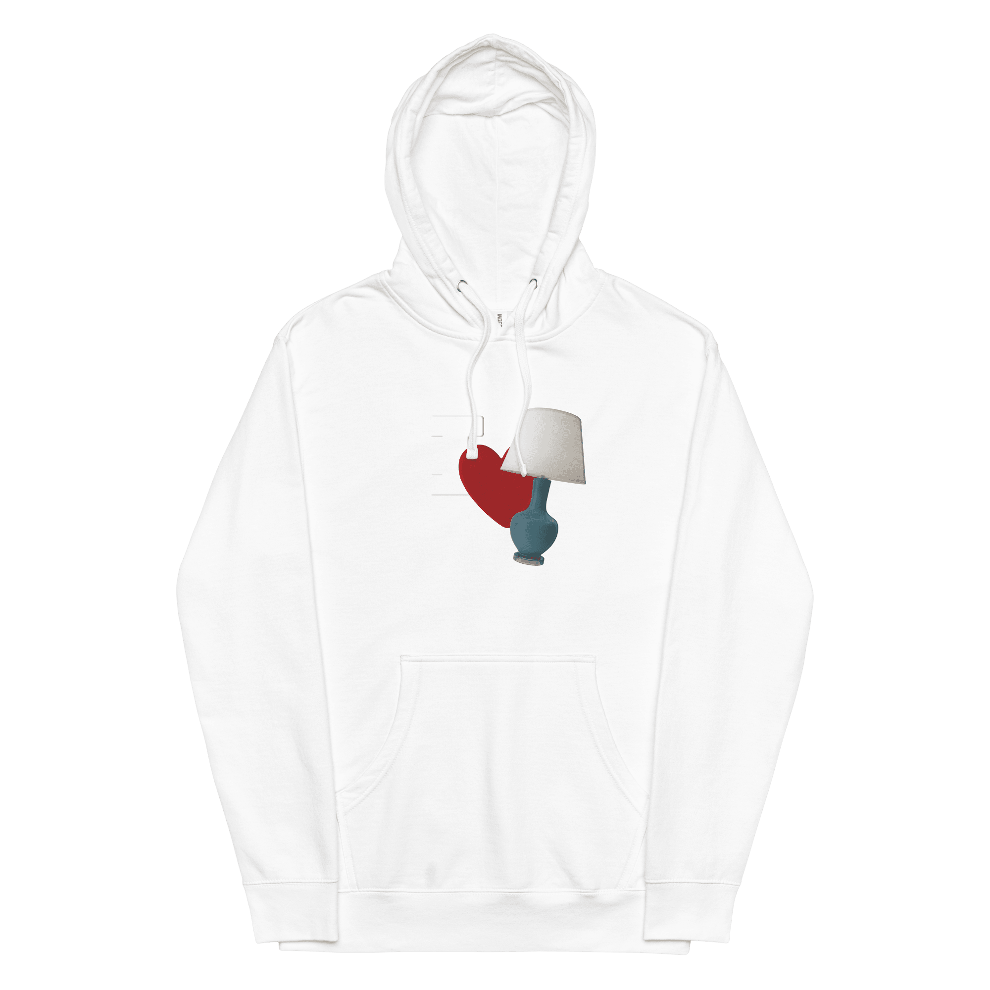 I Love Lamp Unisex Hoodie VAWDesigns