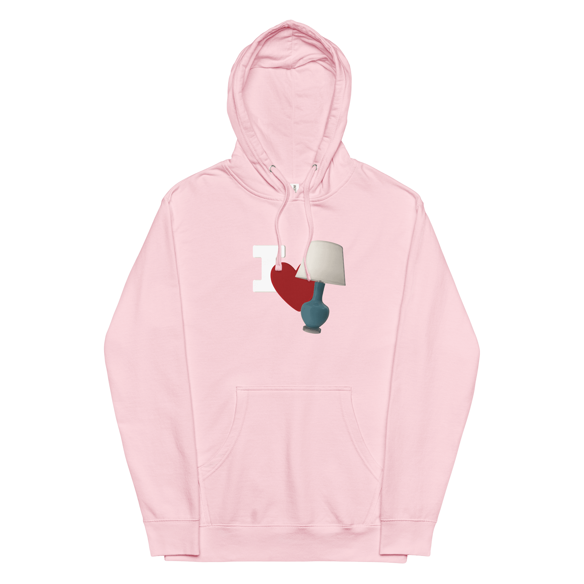 I Love Lamp Unisex Hoodie VAWDesigns