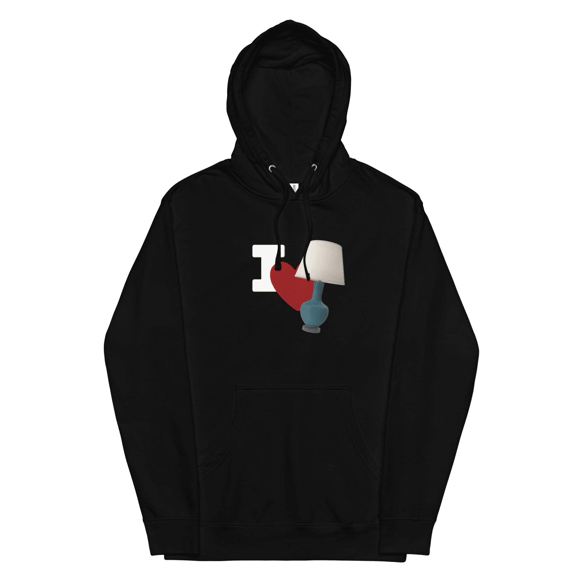 I Love Lamp Unisex Hoodie VAWDesigns