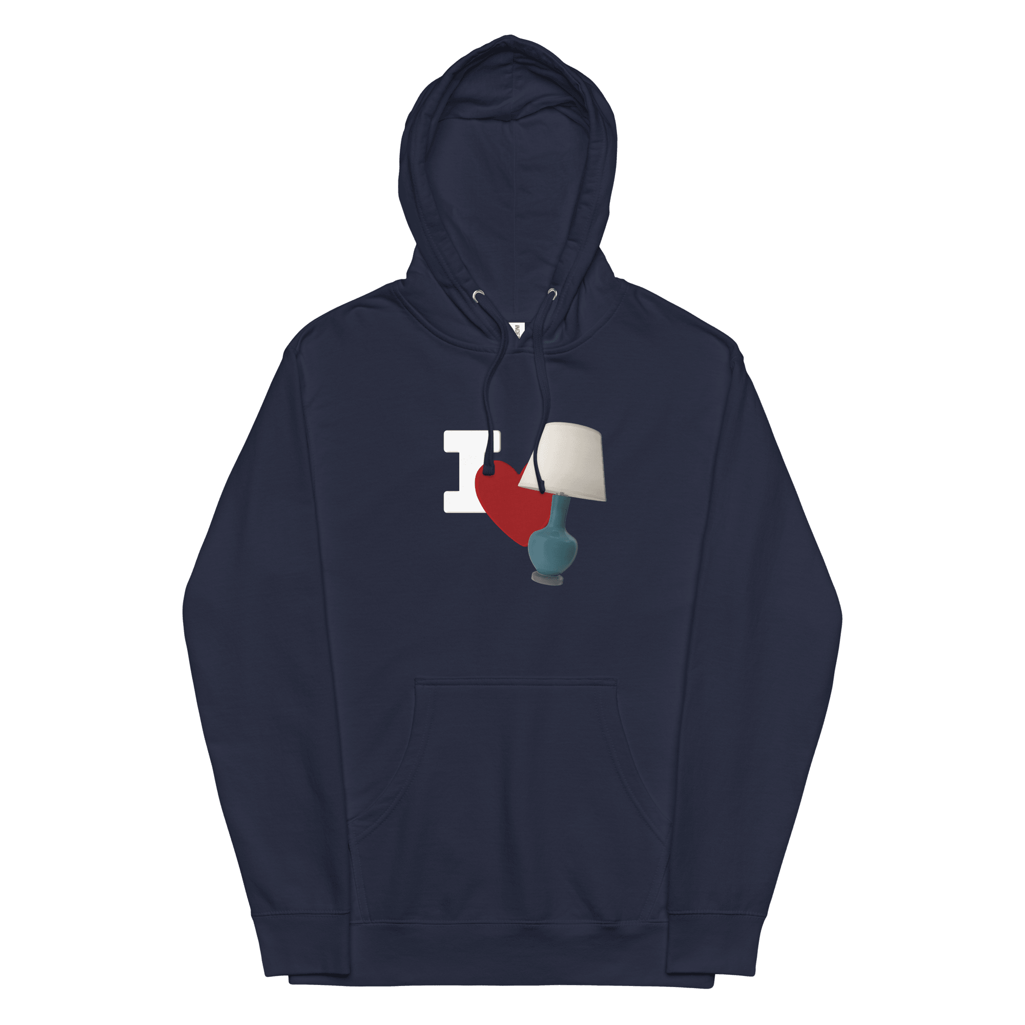 I Love Lamp Unisex Hoodie VAWDesigns