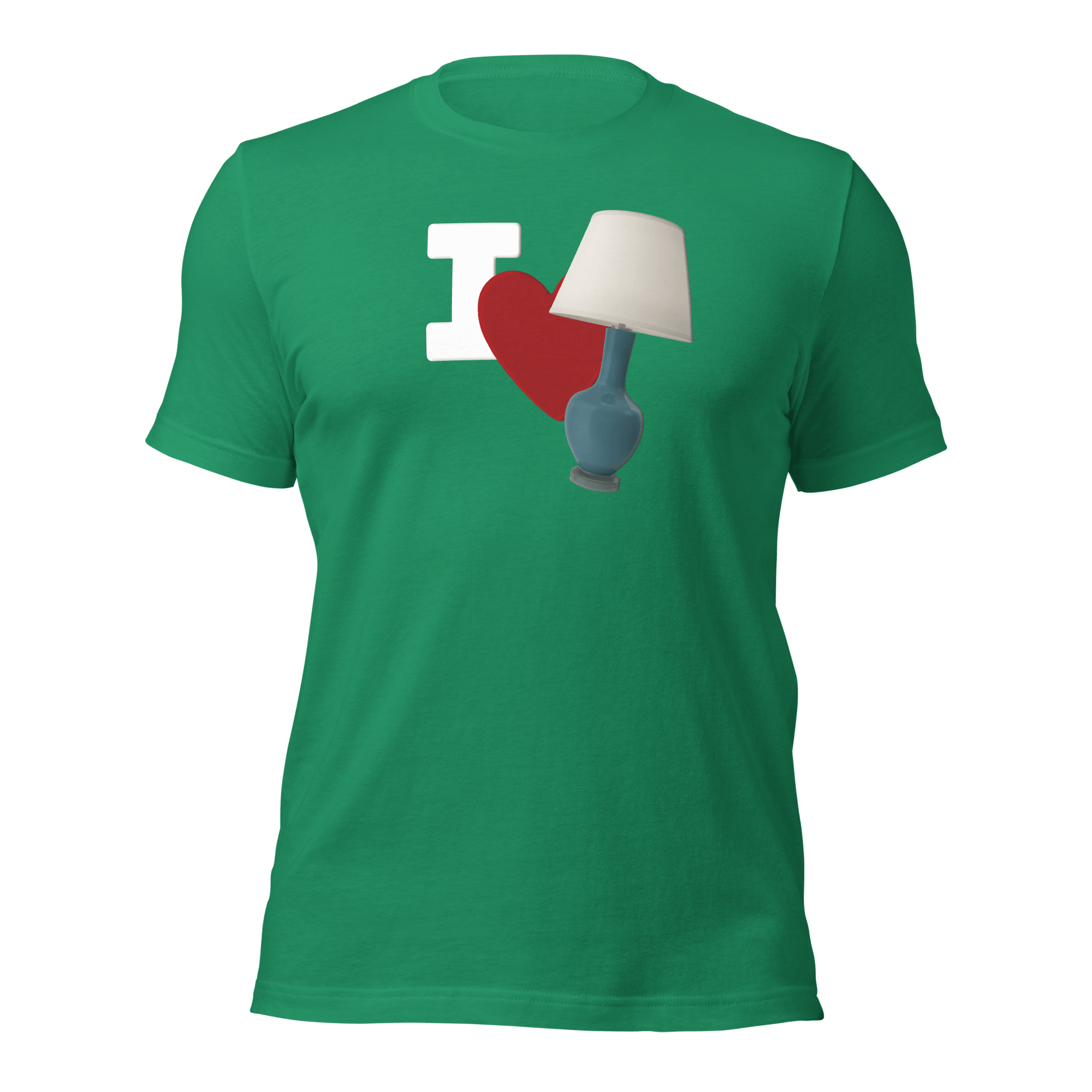 I Love Lamp Unisex t-shirt VAWDesigns