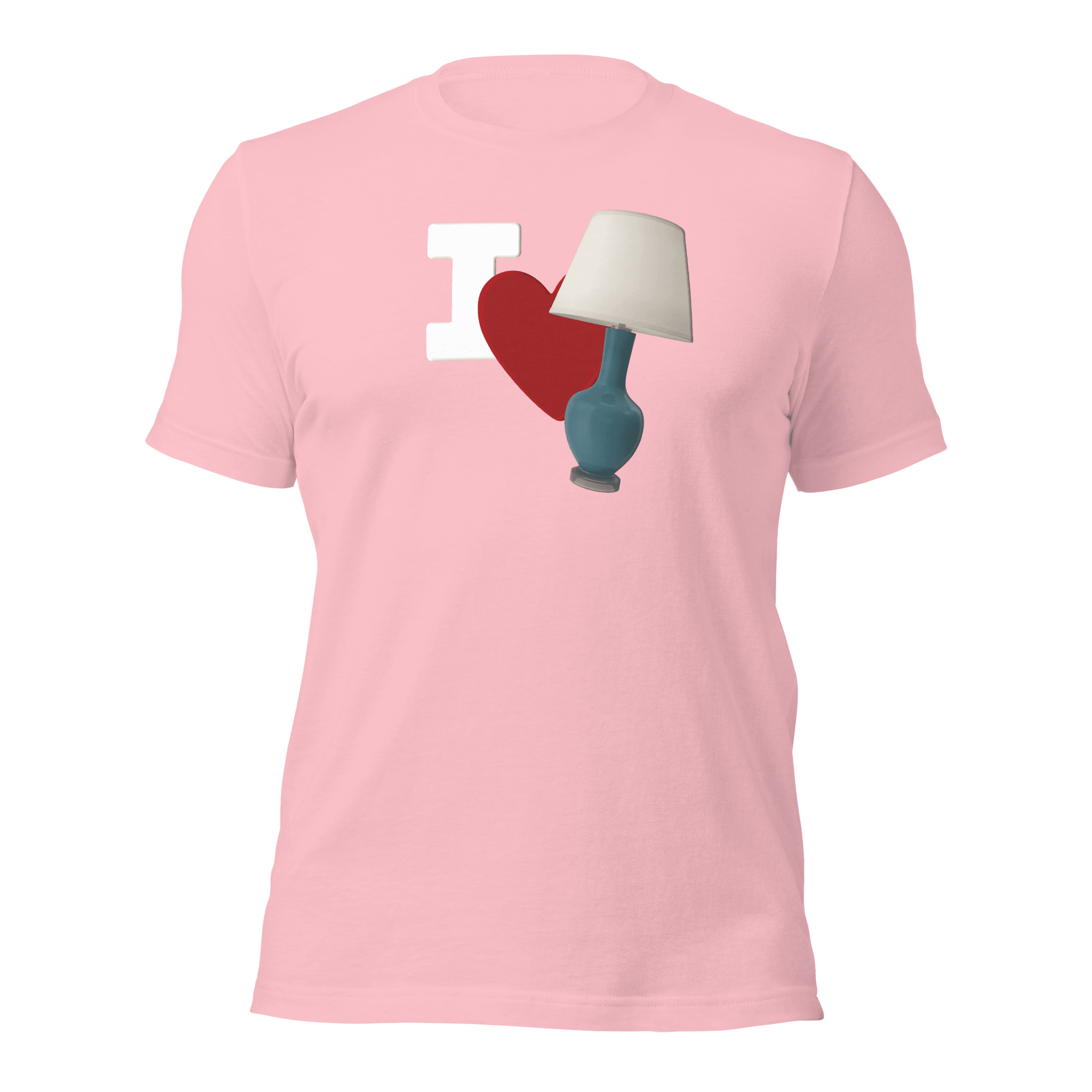 I Love Lamp Unisex t-shirt VAWDesigns