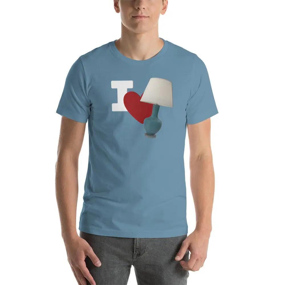 I Love Lamp Unisex t-shirt VAWDesigns
