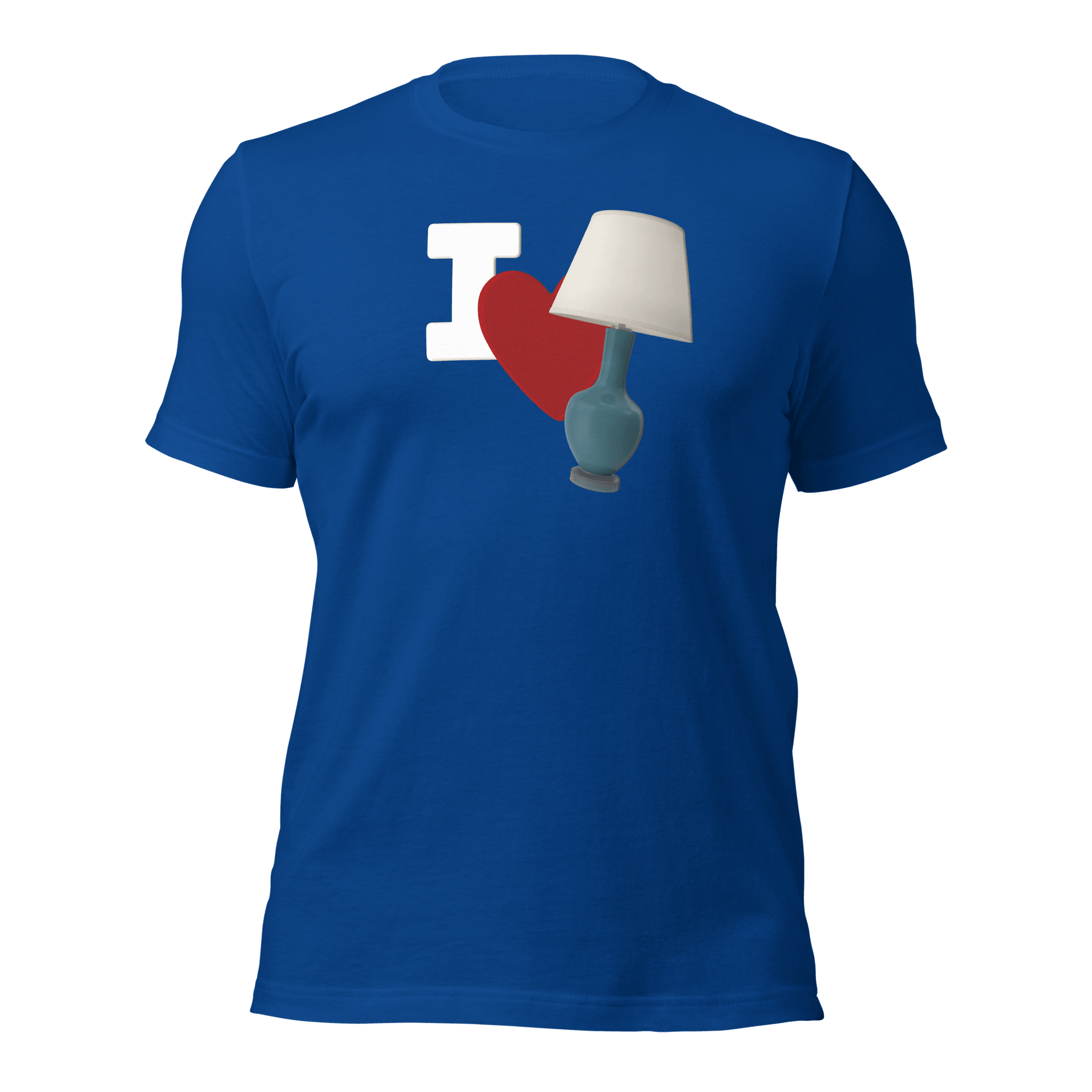 I Love Lamp Unisex t-shirt VAWDesigns