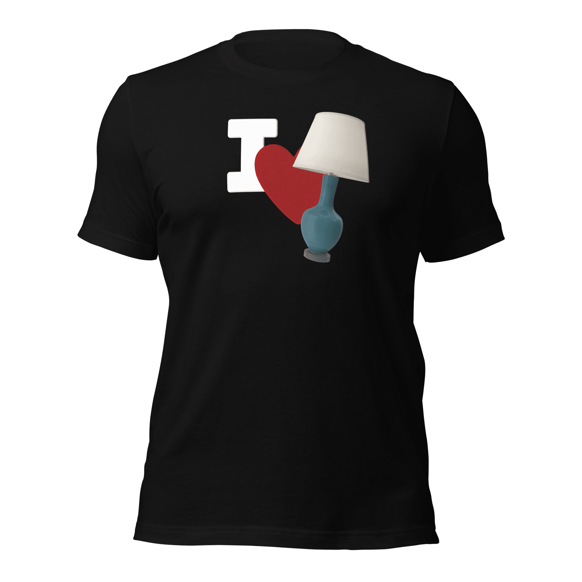 I Love Lamp Unisex t-shirt VAWDesigns