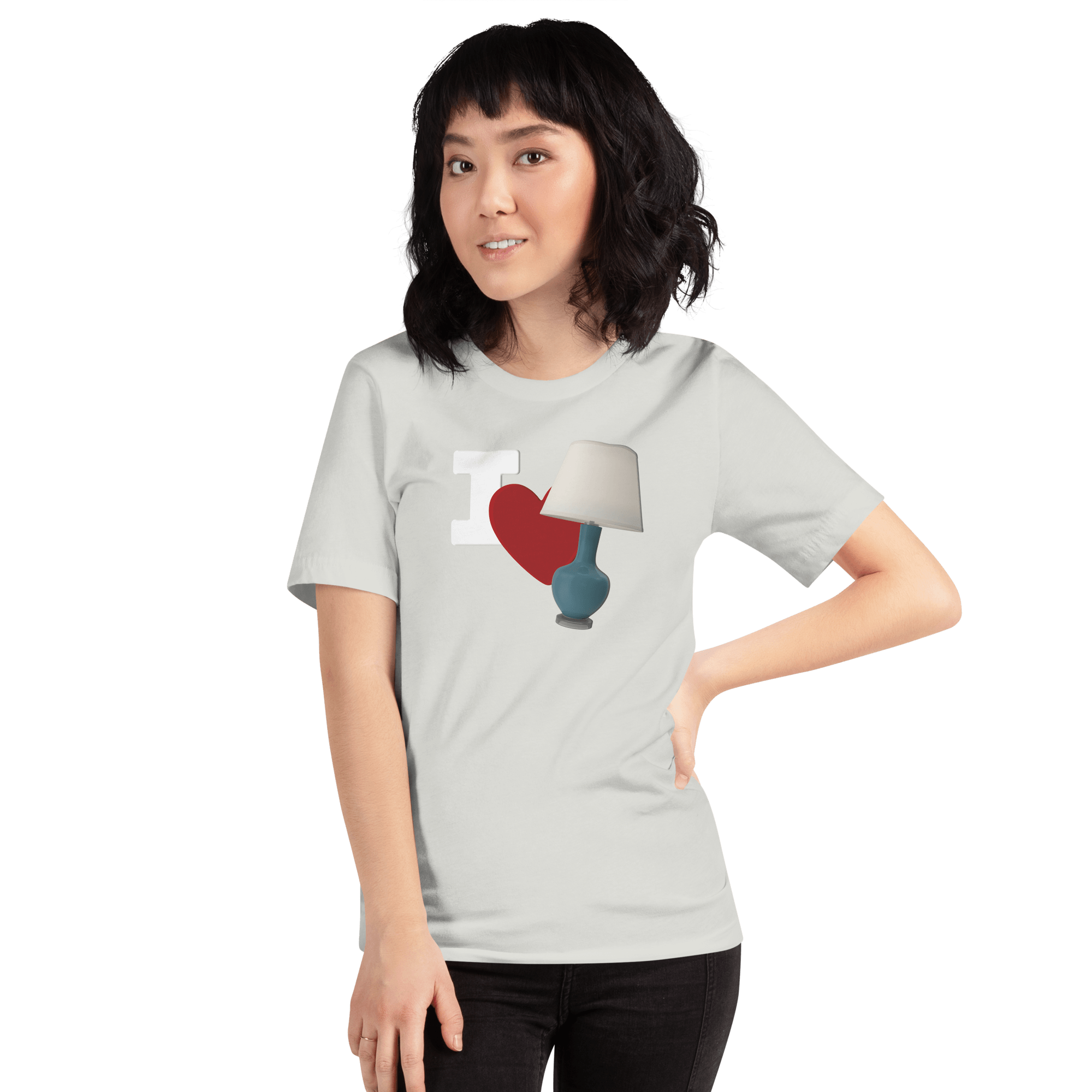 I Love Lamp Unisex t-shirt VAWDesigns
