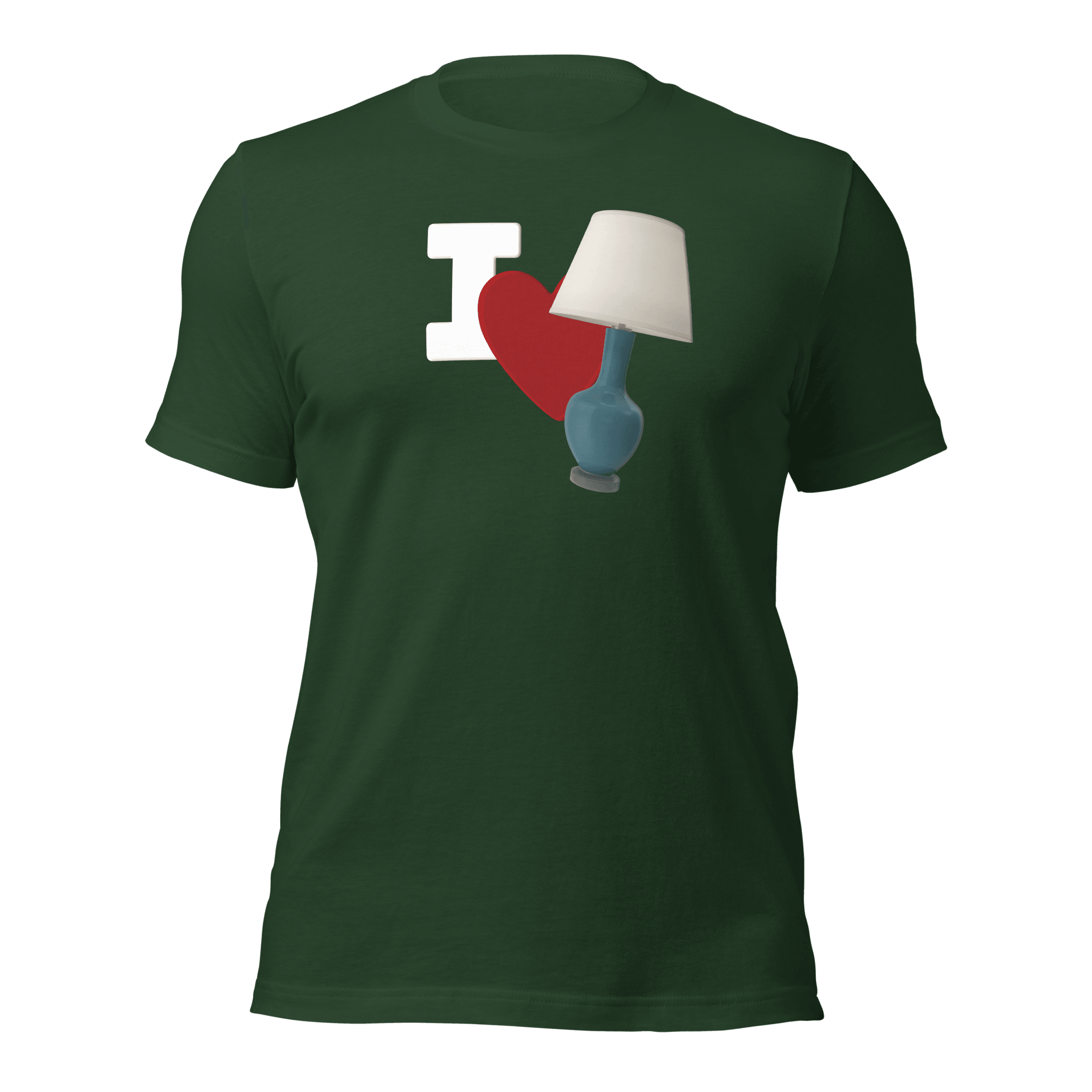 I Love Lamp Unisex t-shirt VAWDesigns