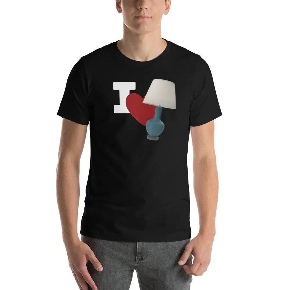 I Love Lamp Unisex t-shirt VAWDesigns