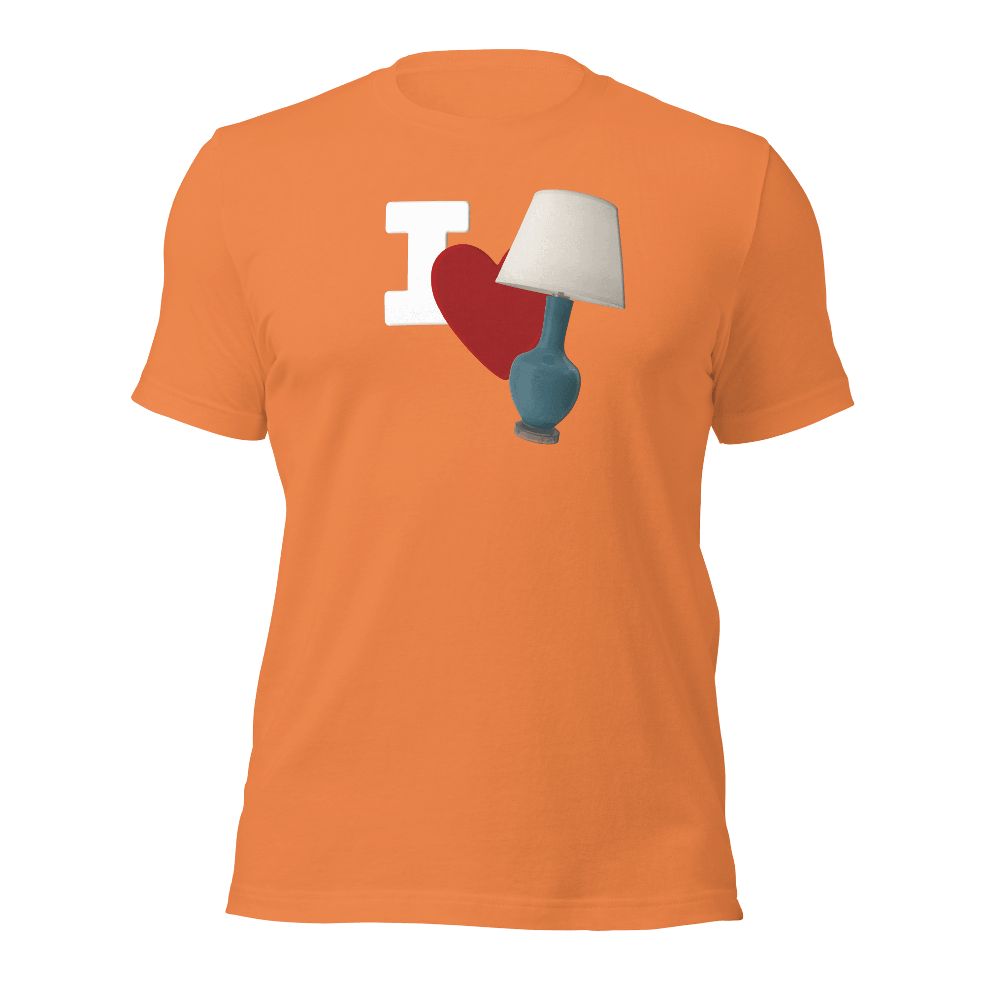 I Love Lamp Unisex t-shirt VAWDesigns