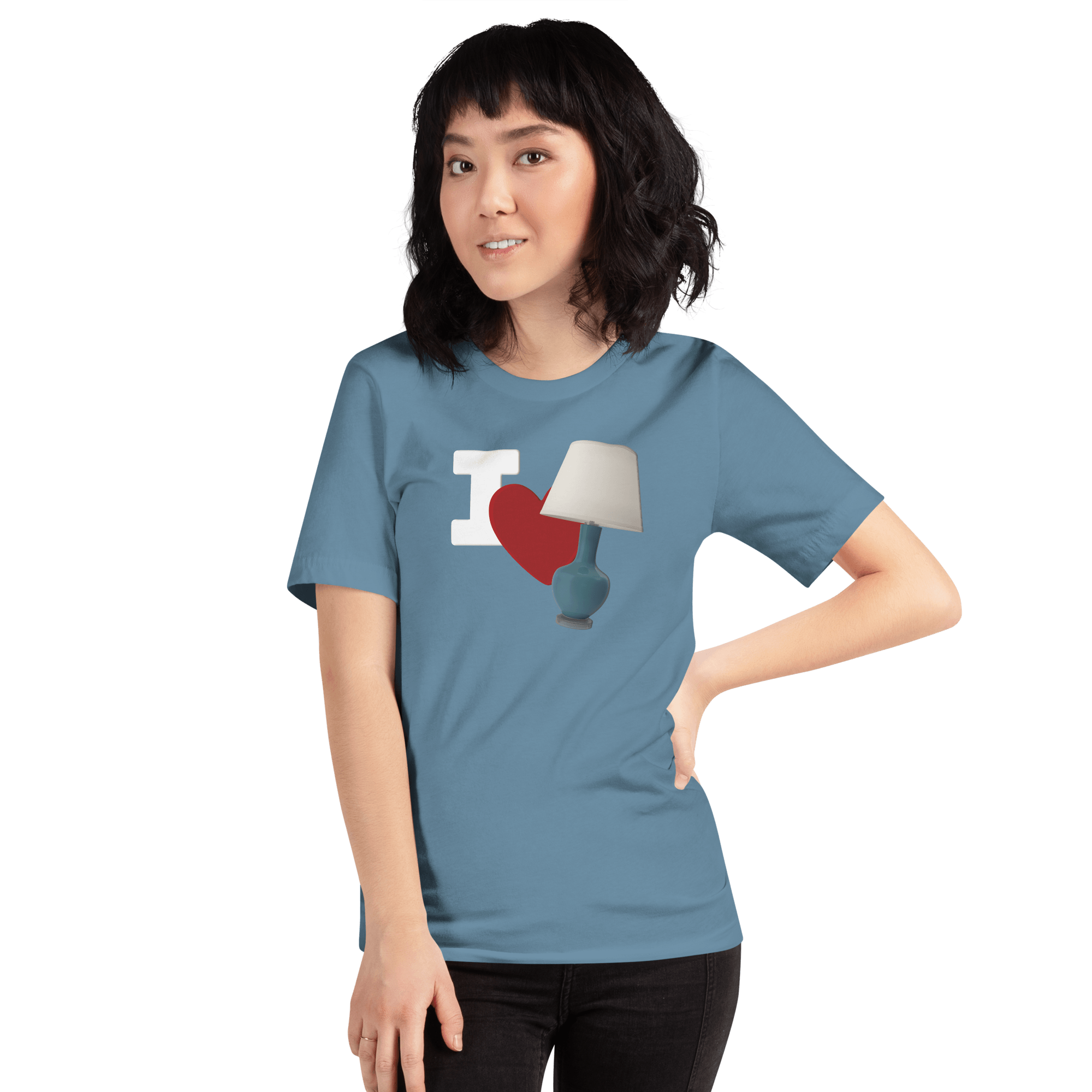 I Love Lamp Unisex t-shirt VAWDesigns