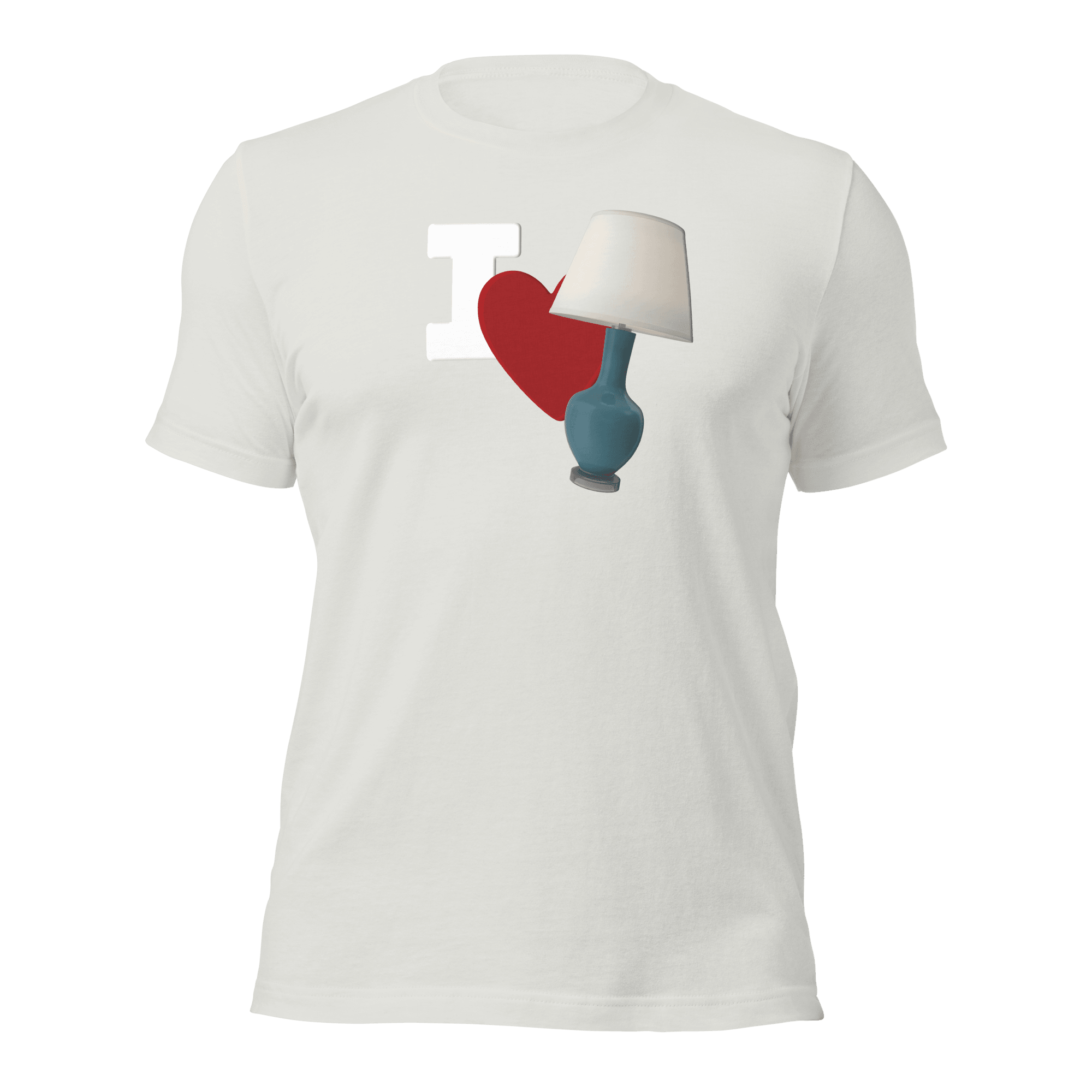 I Love Lamp Unisex t-shirt VAWDesigns