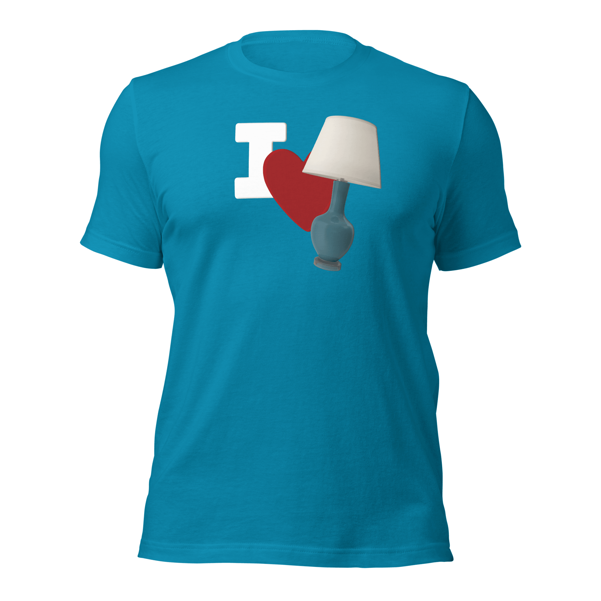 I Love Lamp Unisex t-shirt VAWDesigns