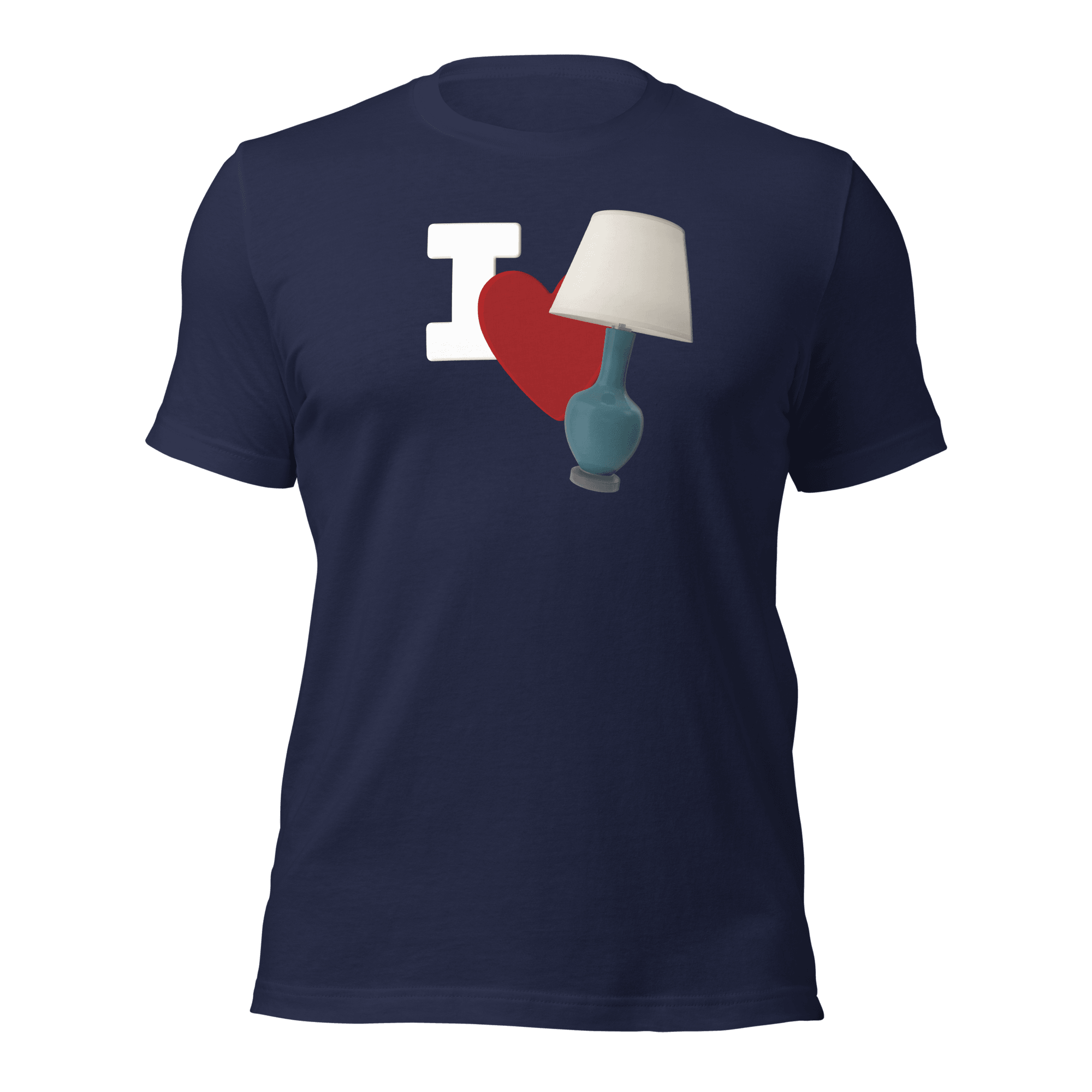 I Love Lamp Unisex t-shirt VAWDesigns