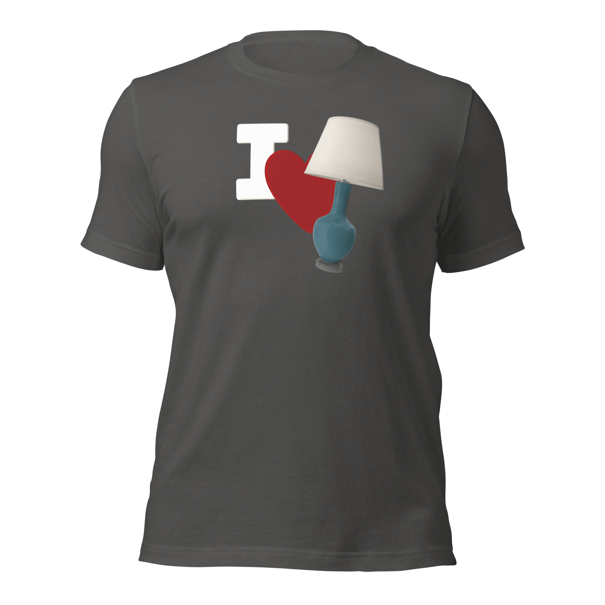 I Love Lamp Unisex t-shirt VAWDesigns