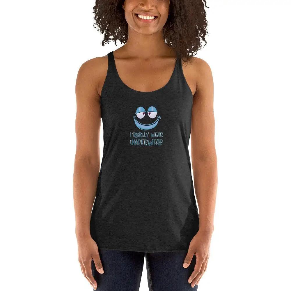 I Rarely Wear Underwear Women's Tank VAWDesigns