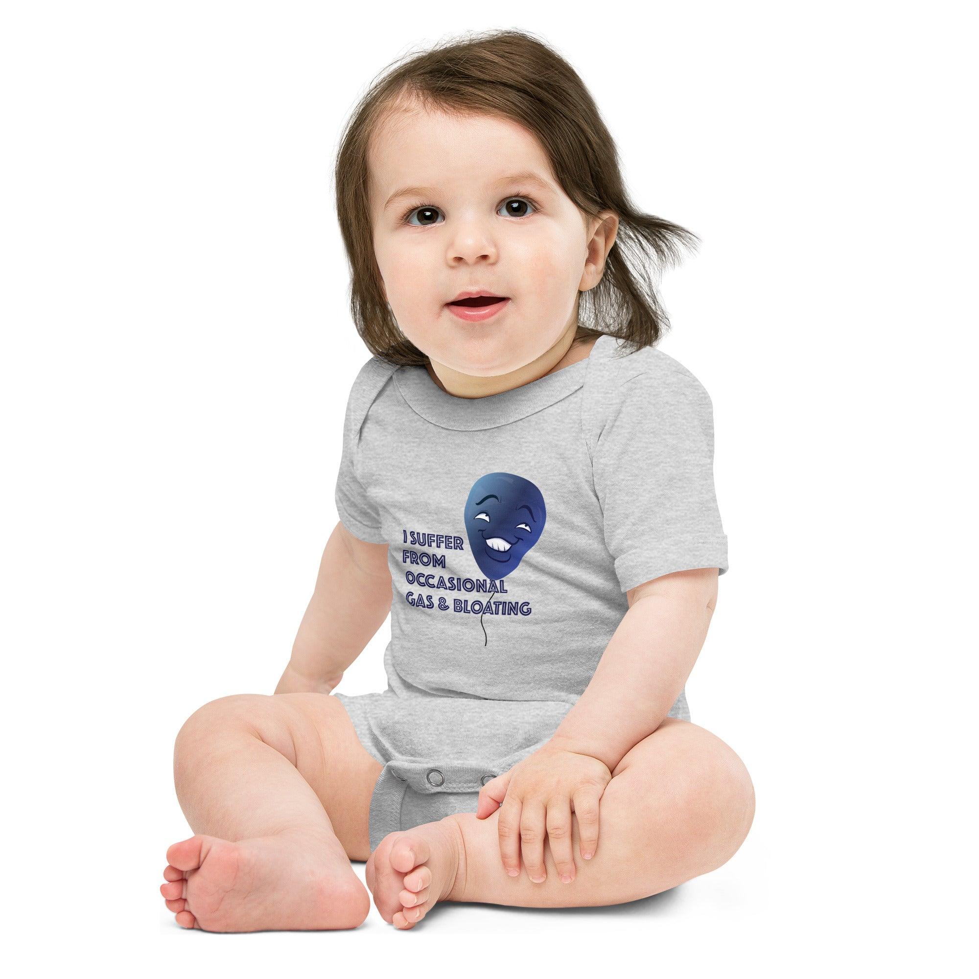 I Suffer From Occasional Gas and Bloating Baby Onesie VAWDesigns
