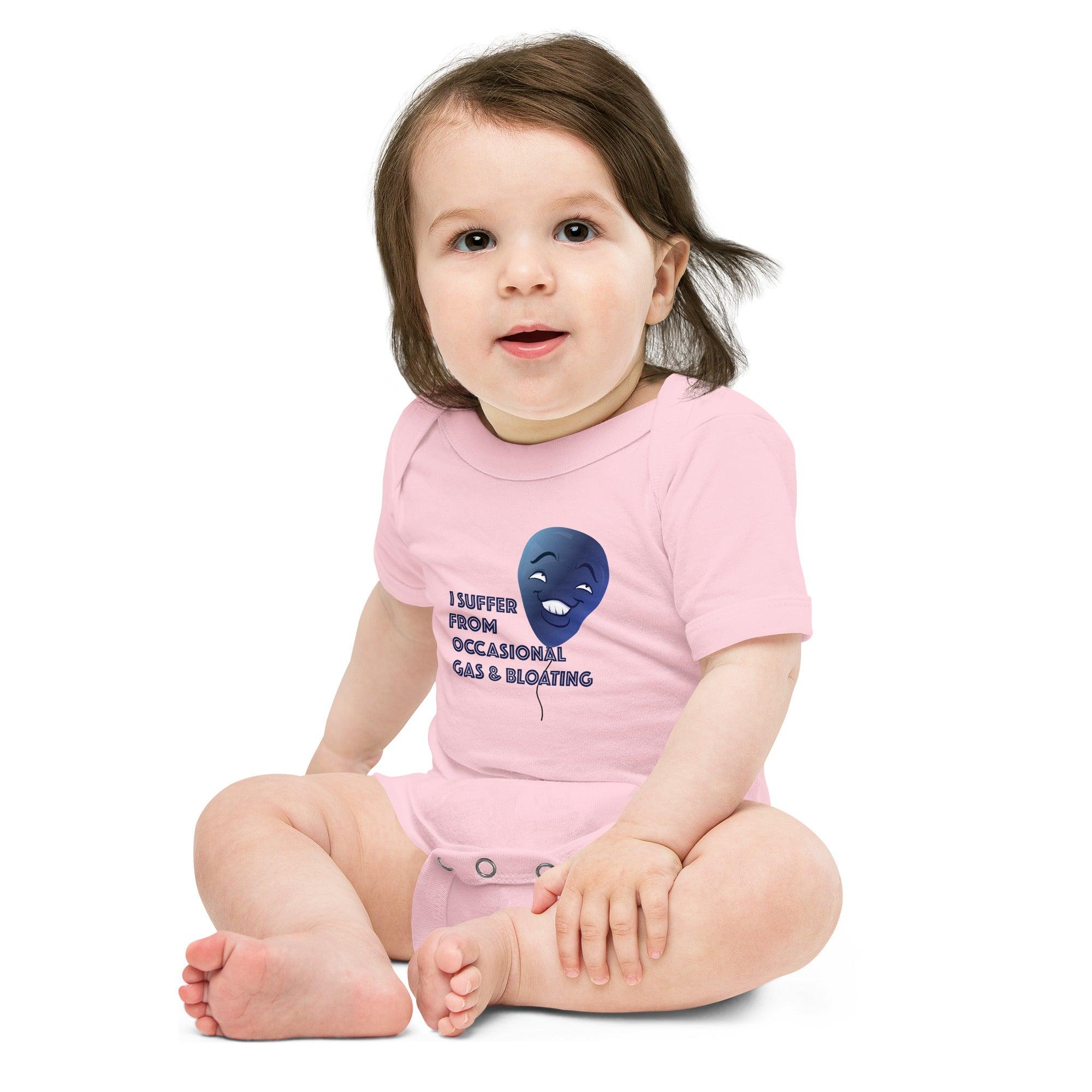 I Suffer From Occasional Gas and Bloating Baby Onesie VAWDesigns