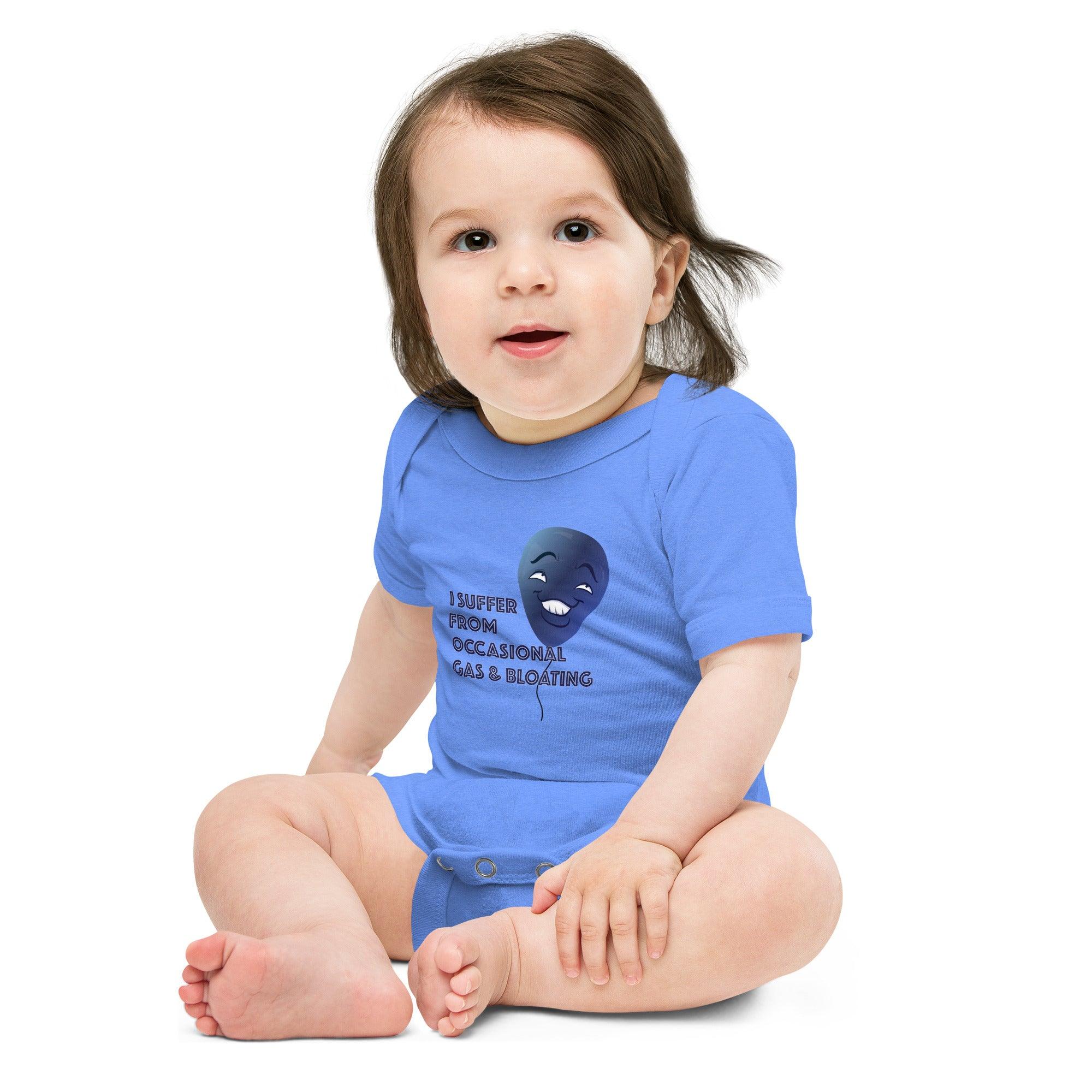I Suffer From Occasional Gas and Bloating Baby Onesie VAWDesigns