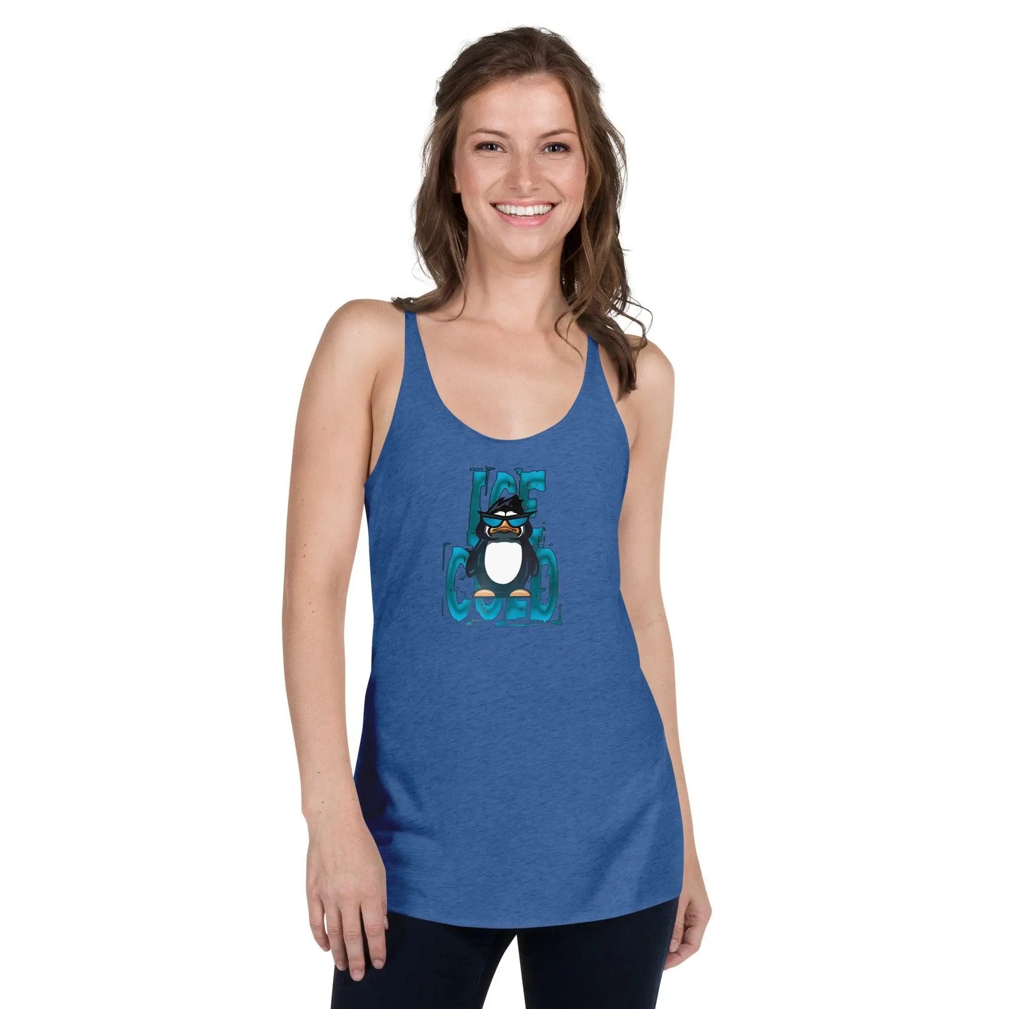 Ice Cold Women's Racerback Tank VAWDesigns