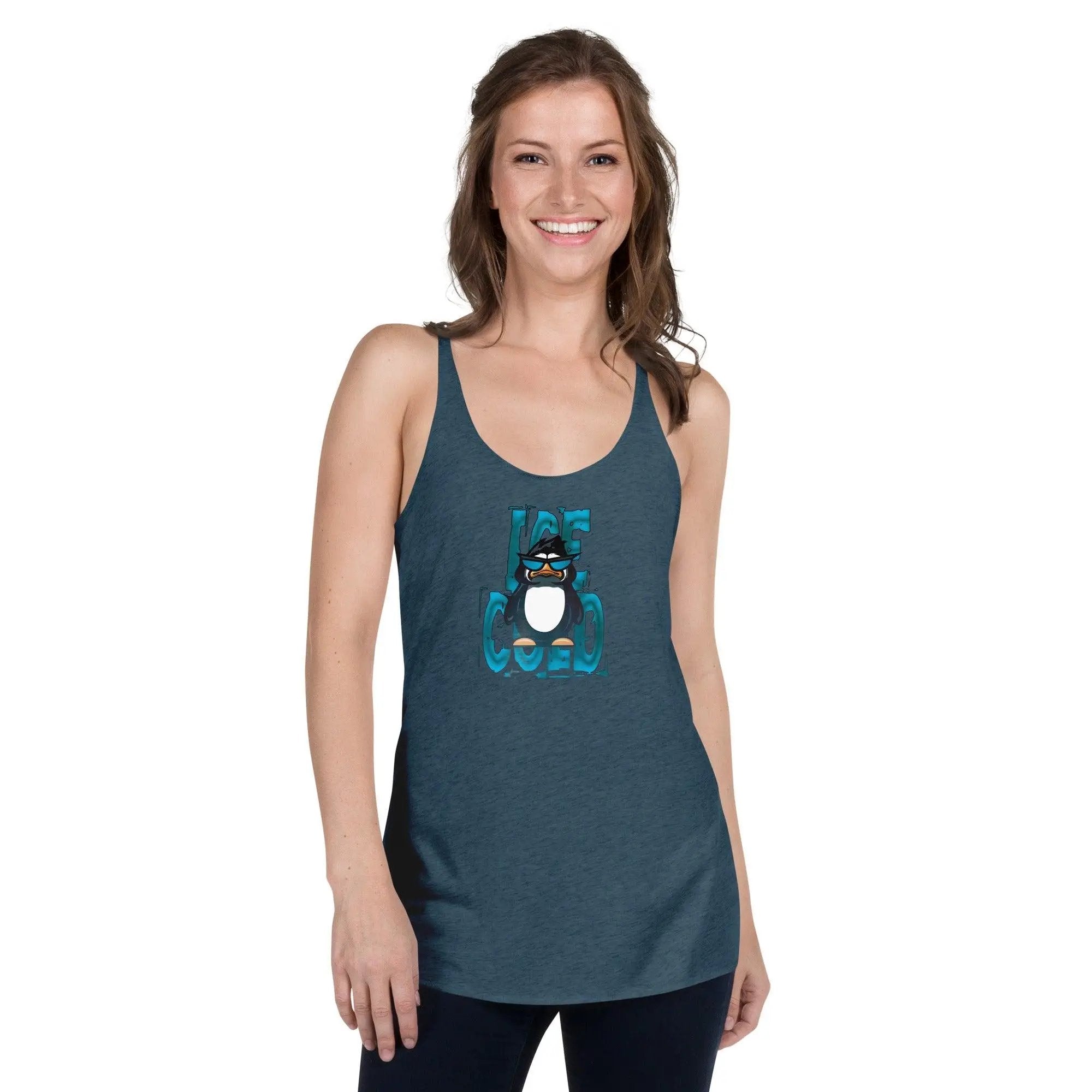 Ice Cold Women's Racerback Tank VAWDesigns