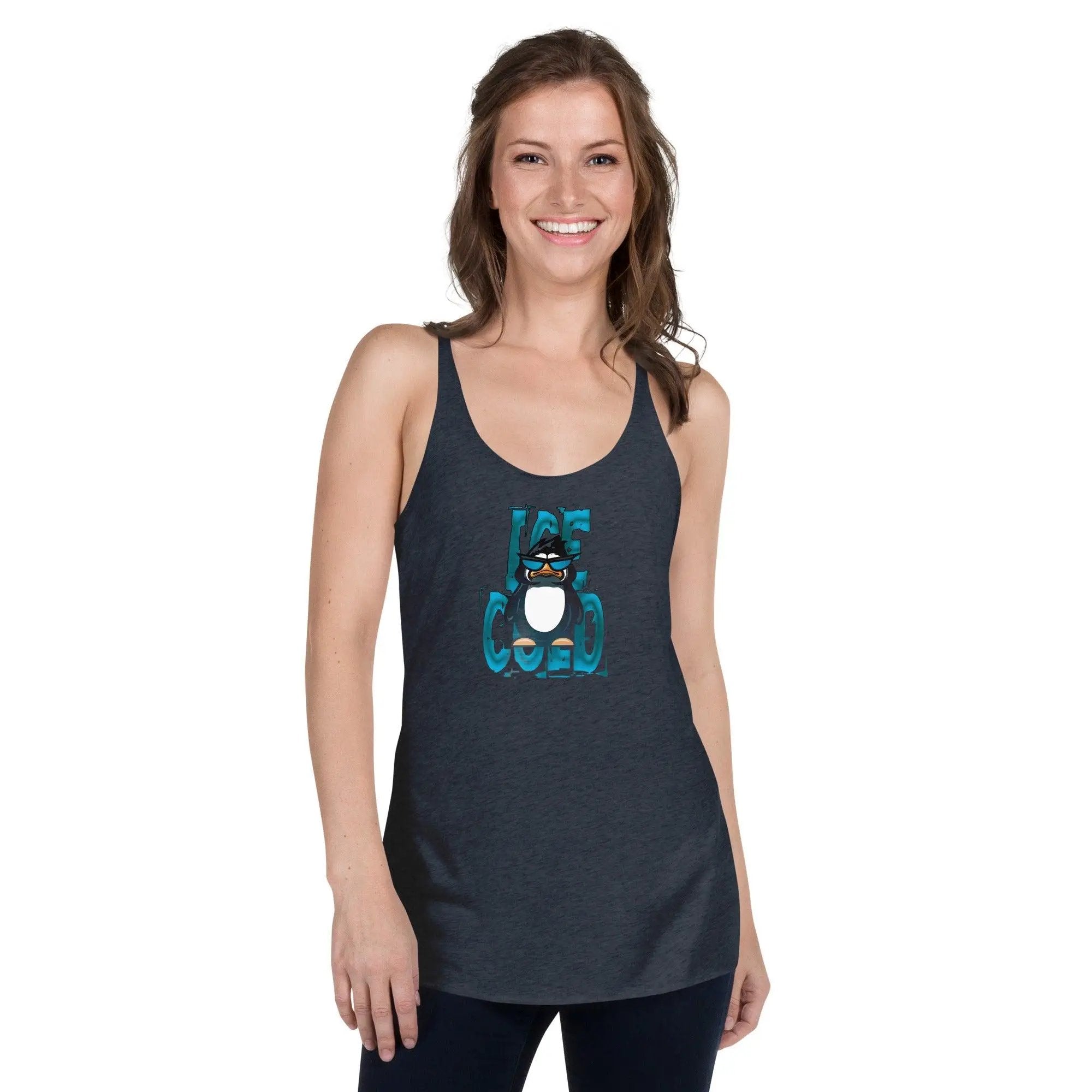 Ice Cold Women's Racerback Tank VAWDesigns