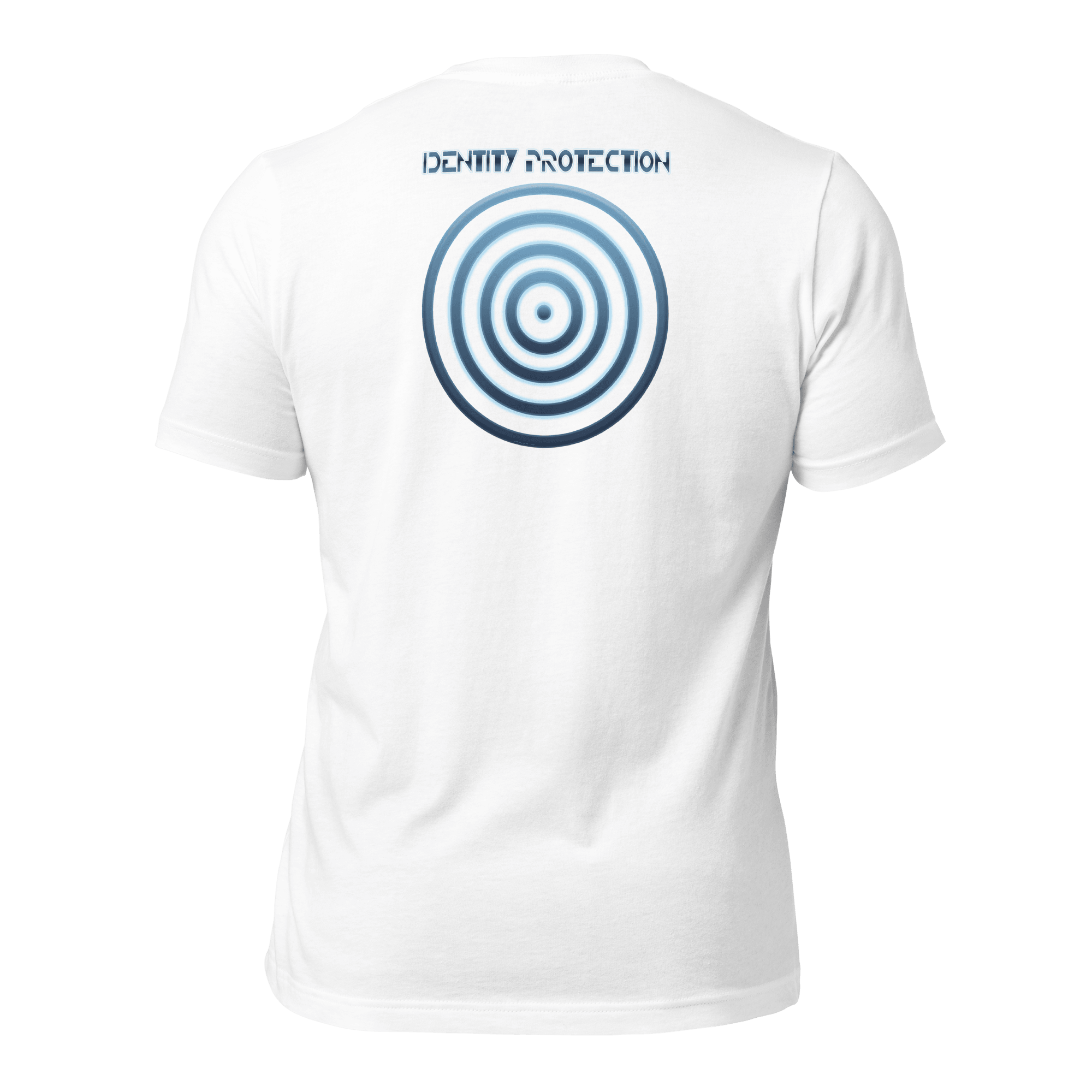 Identity Protection Unisex t-shirt (BACK) VAWDesigns