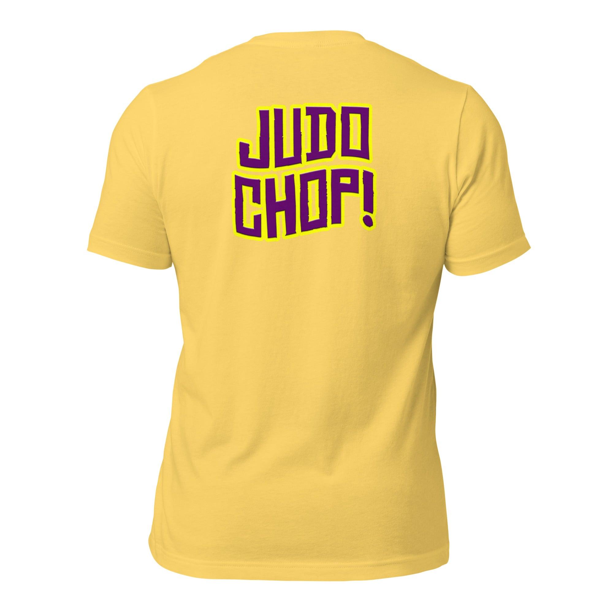 Judo Chop! Unisex t-shirt (BACK) VAWDesigns