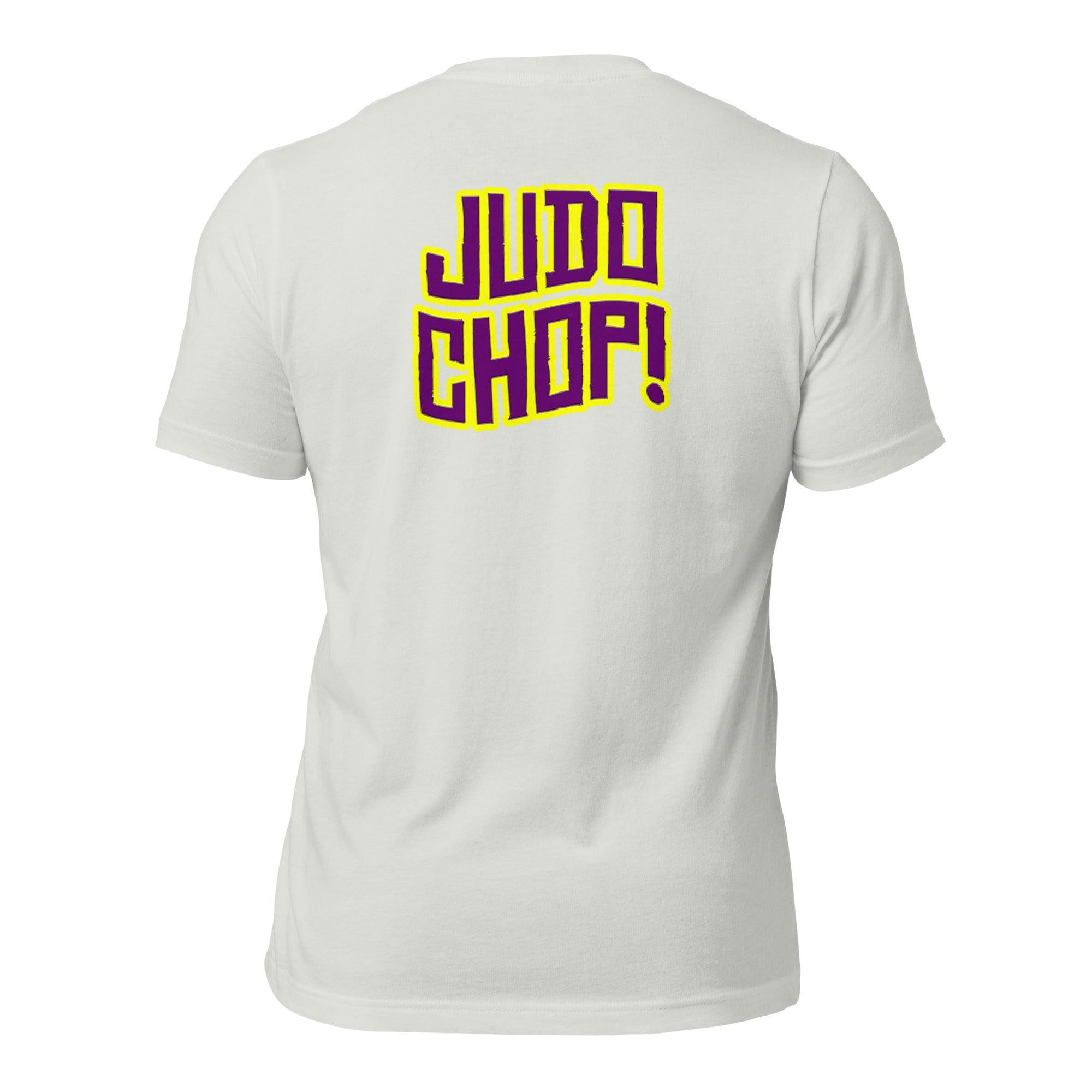 Judo Chop! Unisex t-shirt (BACK) VAWDesigns