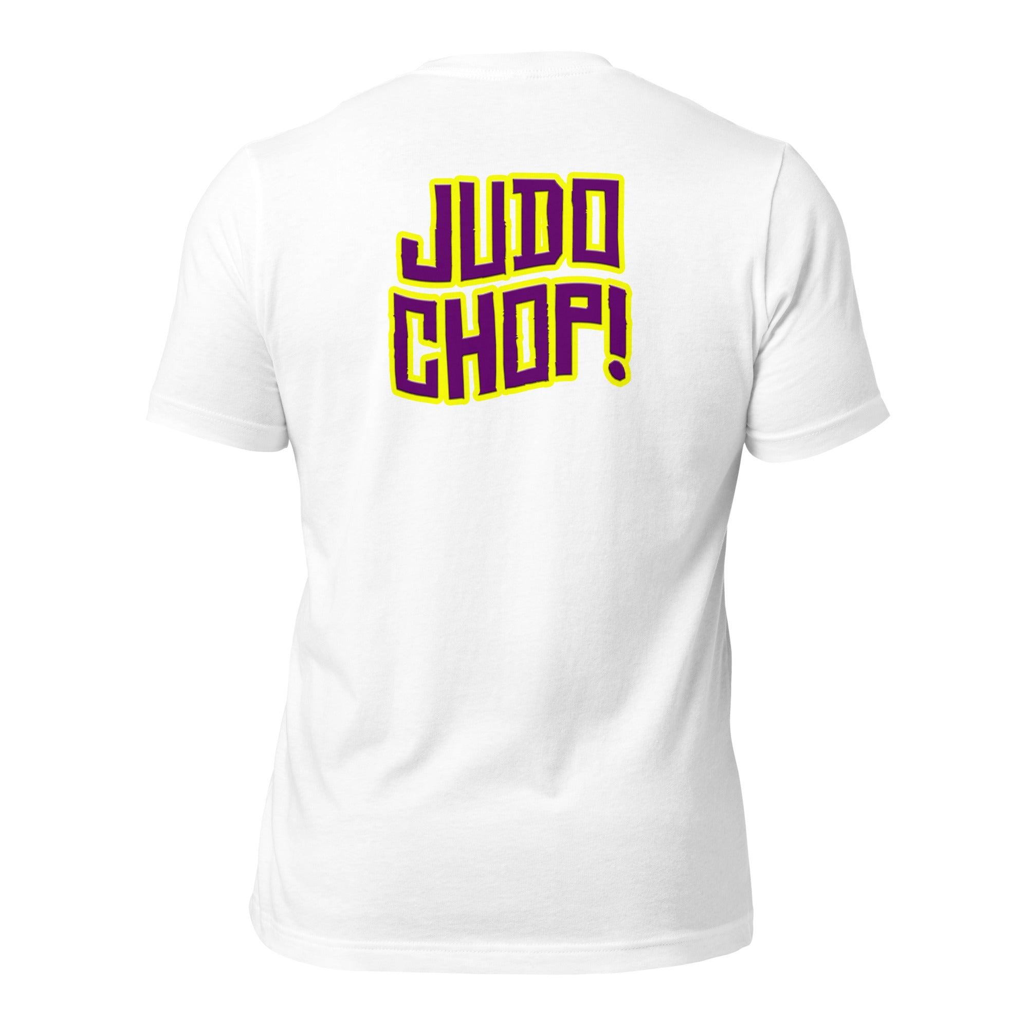 Judo Chop! Unisex t-shirt (BACK) VAWDesigns
