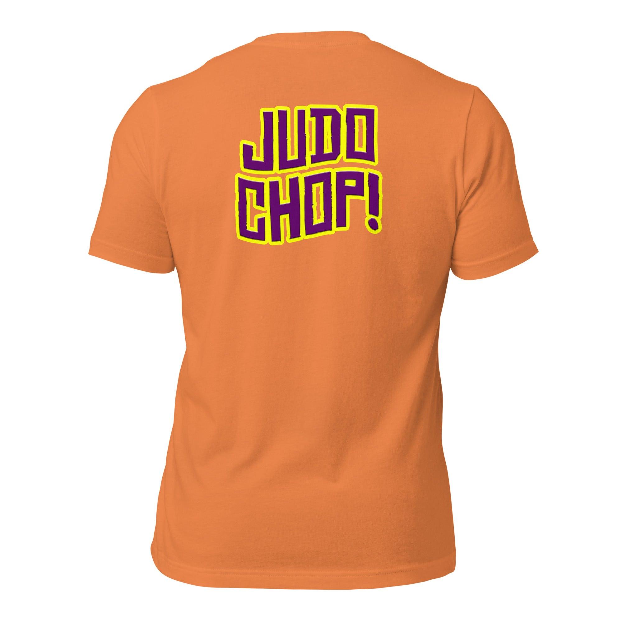Judo Chop! Unisex t-shirt (BACK) VAWDesigns