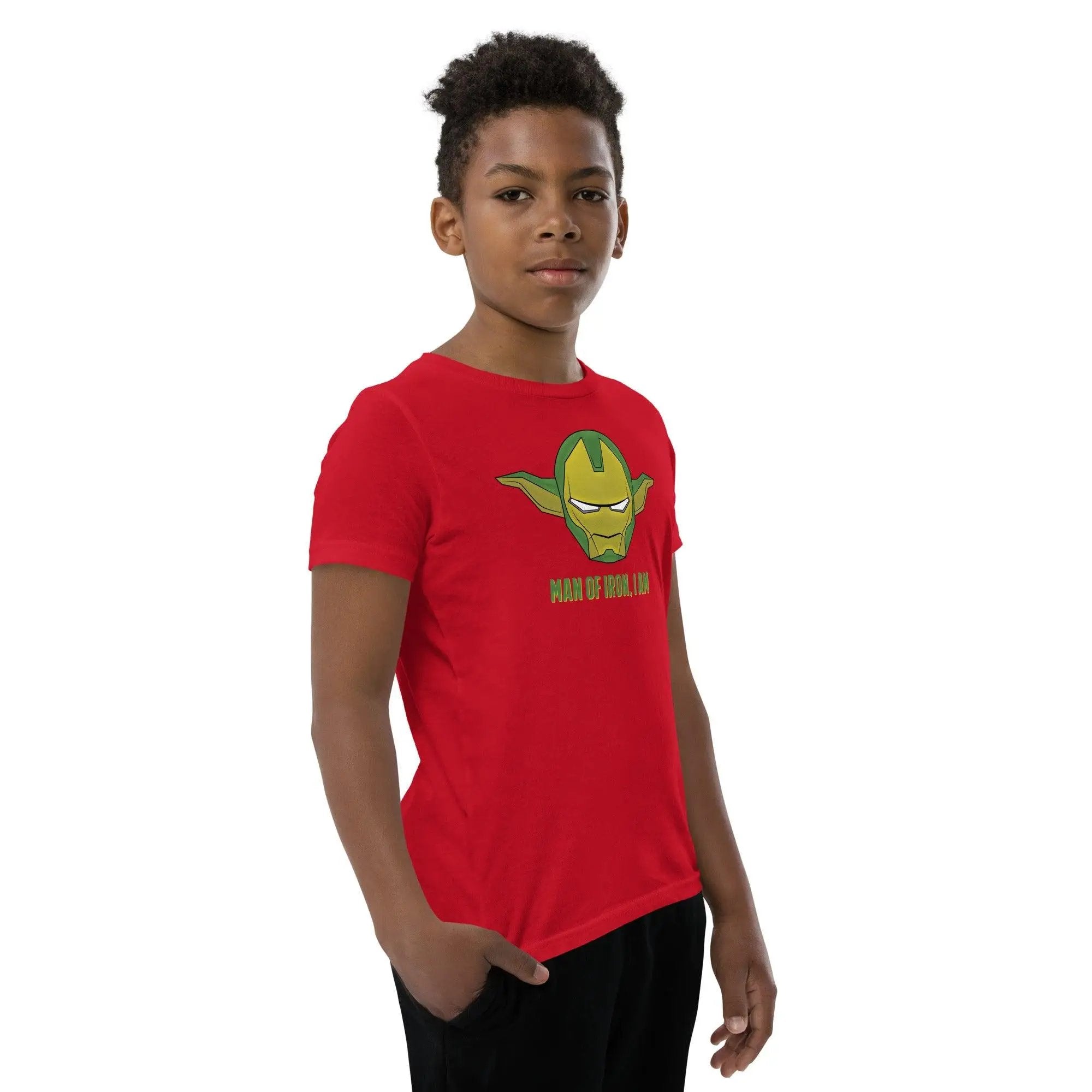 Man Of Iron, I Am Youth Short Sleeve T-Shirt VAWDesigns