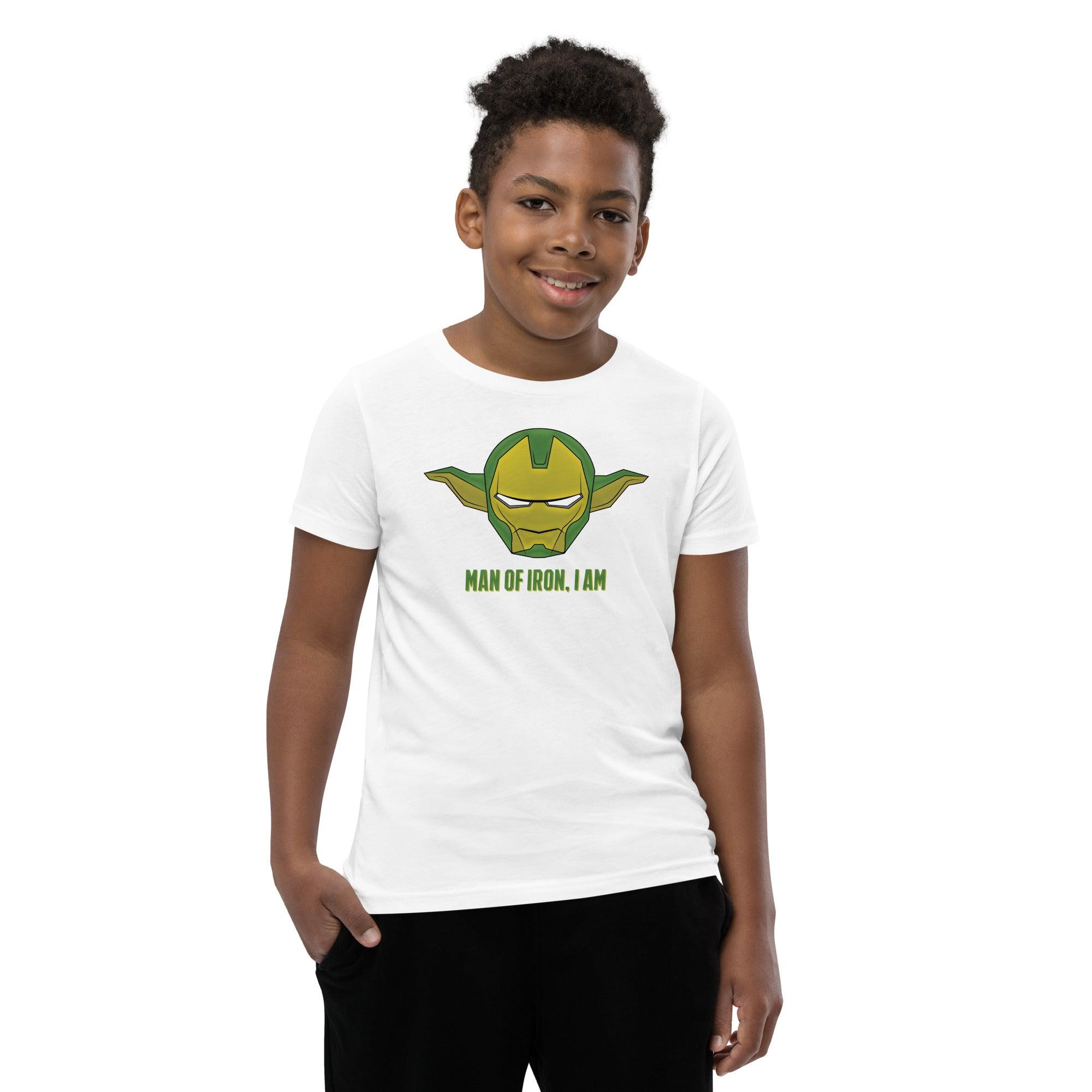 Man Of Iron, I Am Youth Short Sleeve T-Shirt VAWDesigns