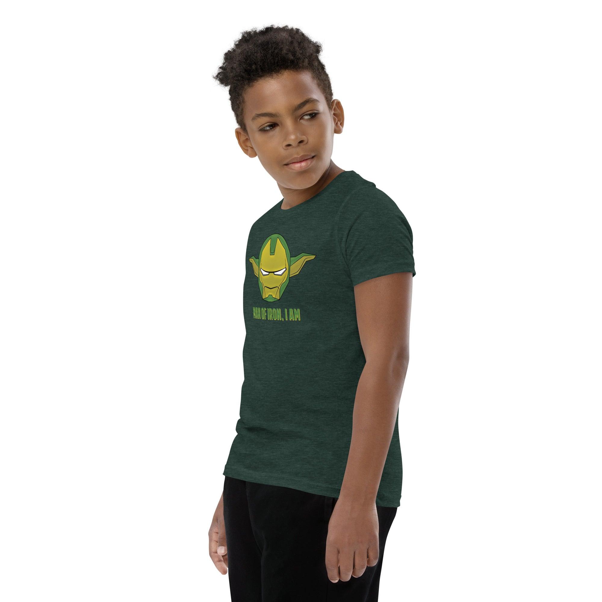 Man Of Iron, I Am Youth Short Sleeve T-Shirt VAWDesigns