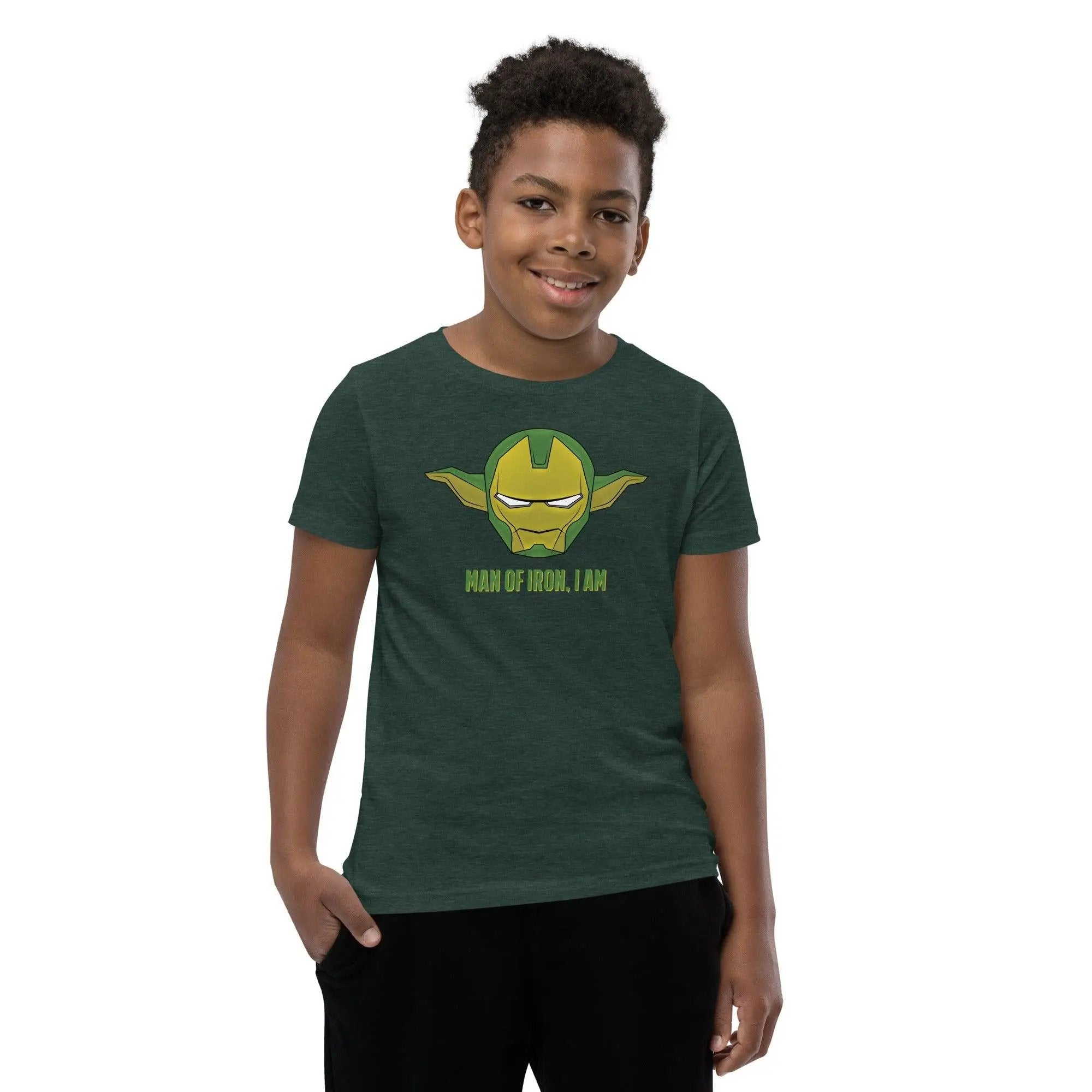 Man Of Iron, I Am Youth Short Sleeve T-Shirt VAWDesigns