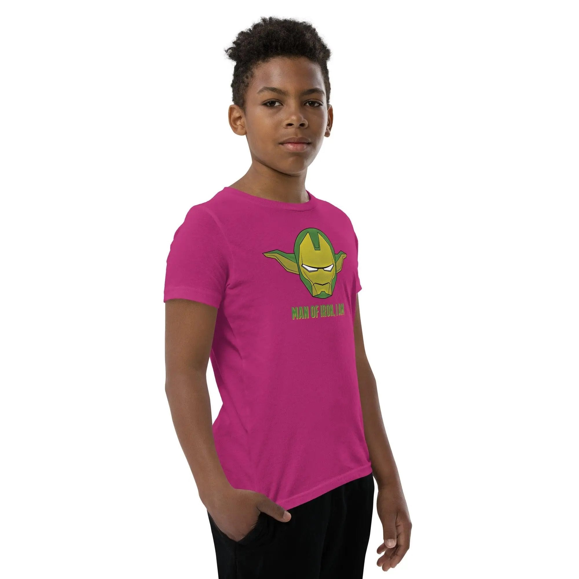 Man Of Iron, I Am Youth Short Sleeve T-Shirt VAWDesigns