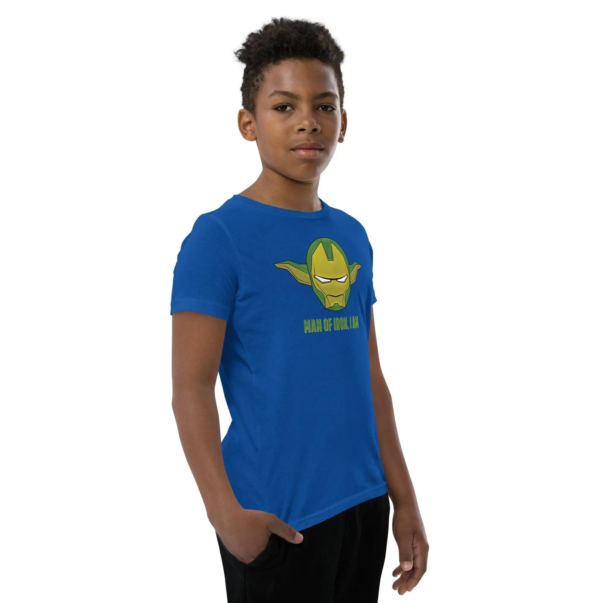 Man Of Iron, I Am Youth Short Sleeve T-Shirt VAWDesigns