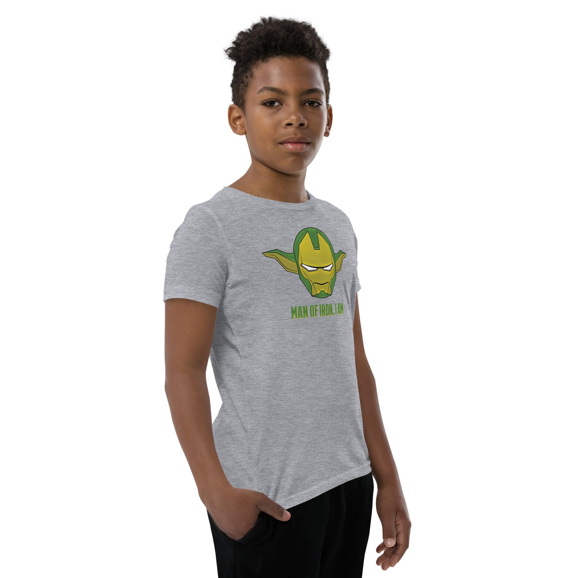 Man Of Iron, I Am Youth Short Sleeve T-Shirt VAWDesigns
