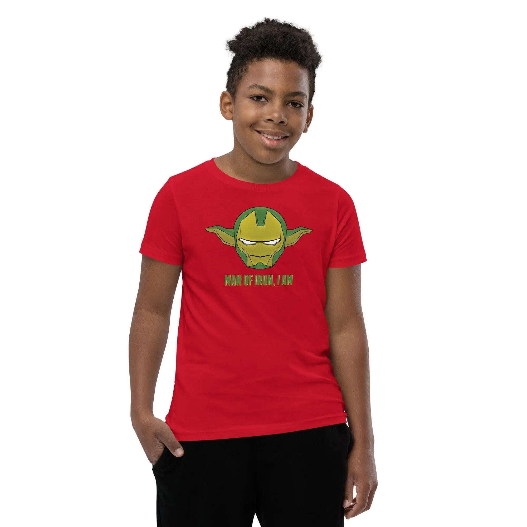 Man Of Iron, I Am Youth Short Sleeve T-Shirt VAWDesigns