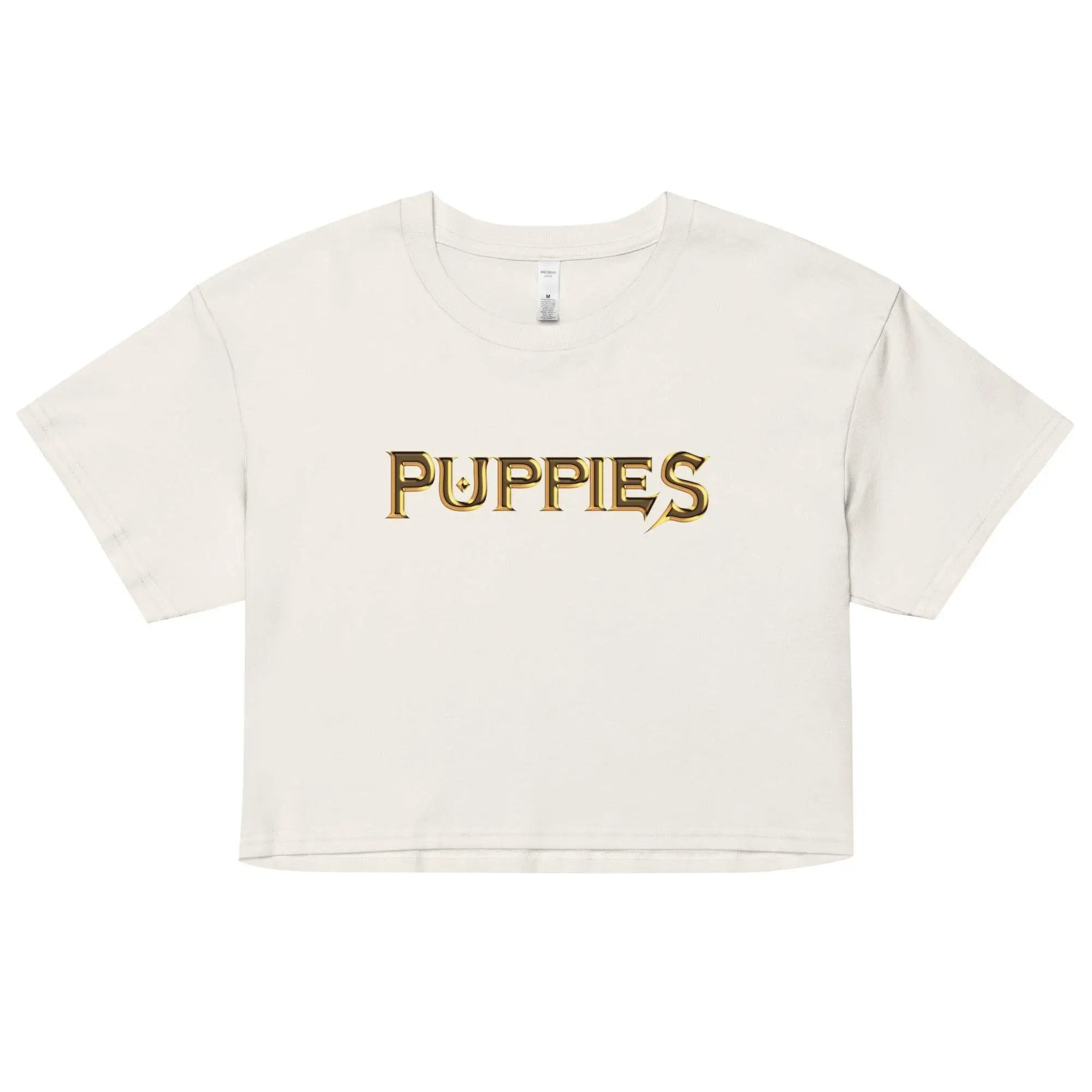 Mega-Puppies Women’s crop top VAWDesigns