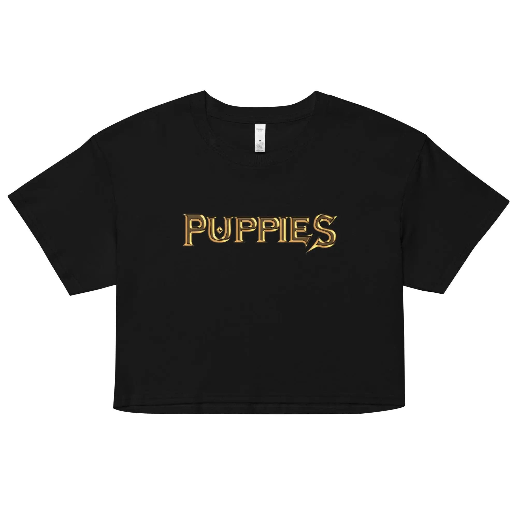 Mega-Puppies Women’s crop top VAWDesigns
