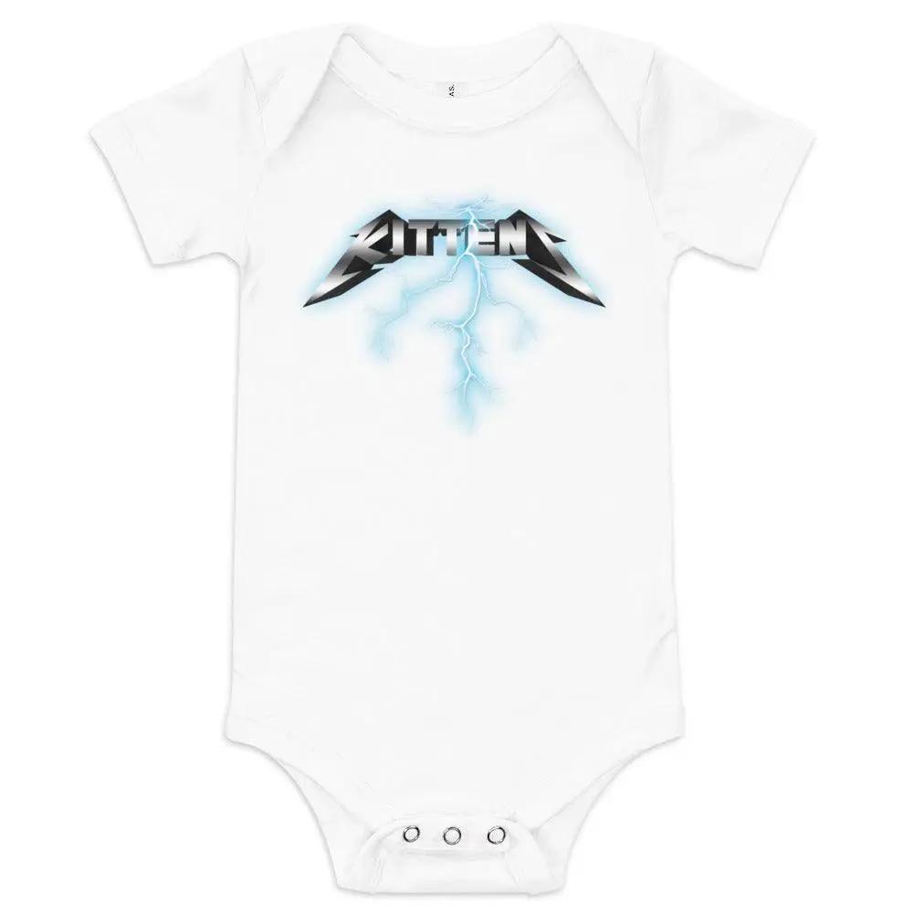 Metallikittens Baby short sleeve one piece VAWDesigns