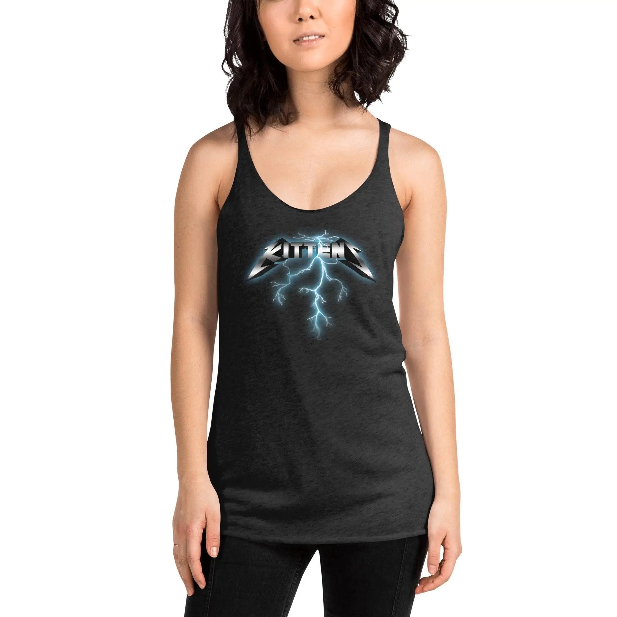 Metallikittens Women's Racerback Tank VAWDesigns