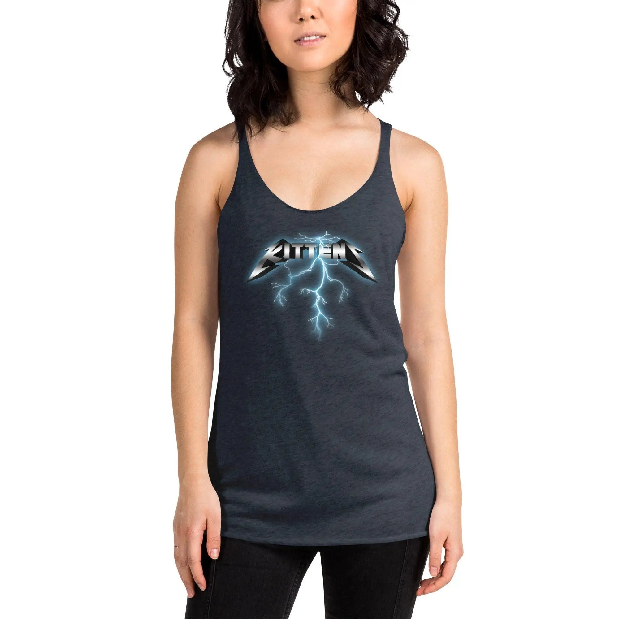 Metallikittens Women's Racerback Tank VAWDesigns