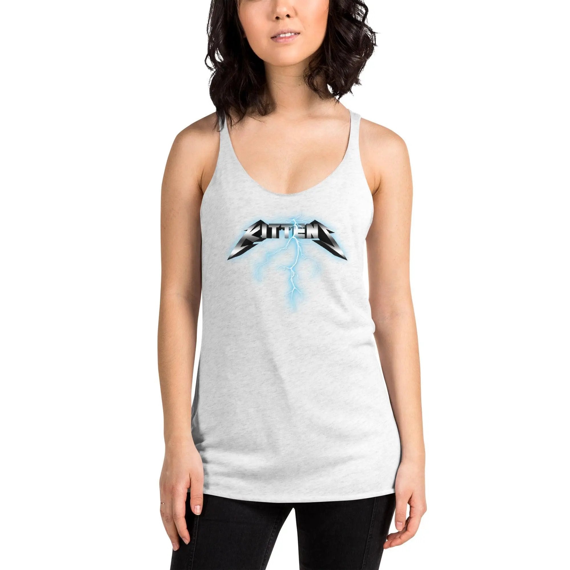 Metallikittens Women's Racerback Tank VAWDesigns
