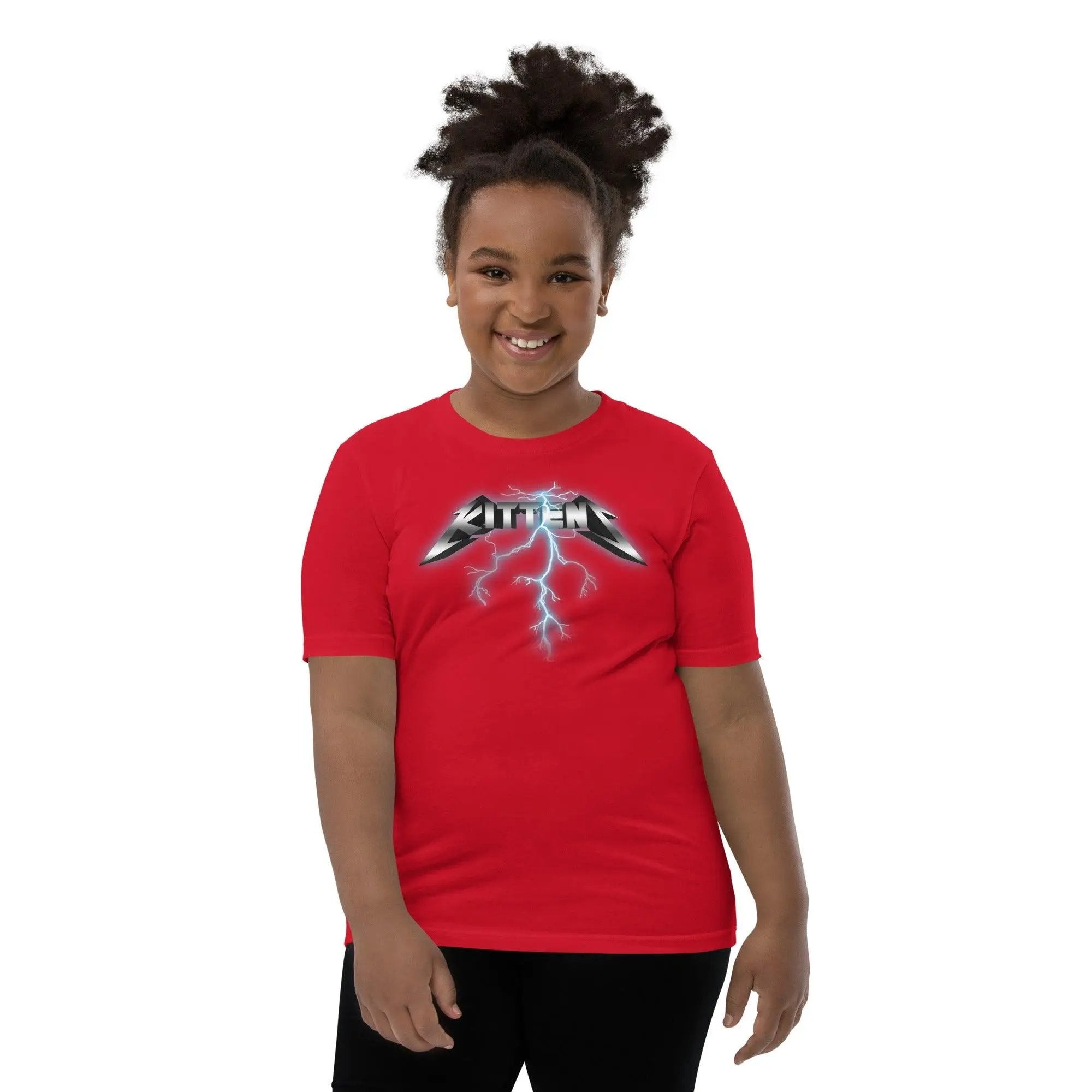 Metallikittens Youth Short Sleeve T-Shirt VAWDesigns