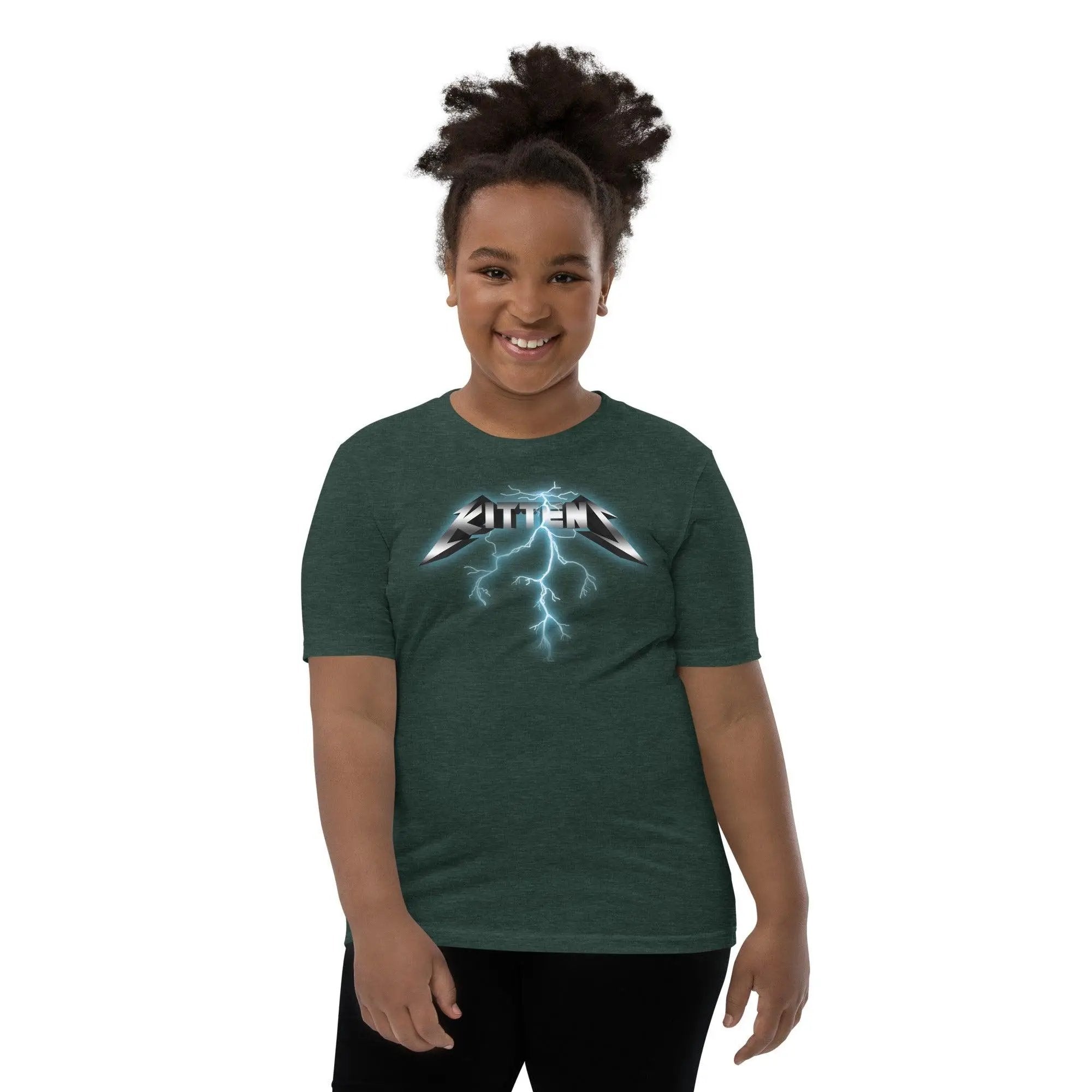 Metallikittens Youth Short Sleeve T-Shirt VAWDesigns
