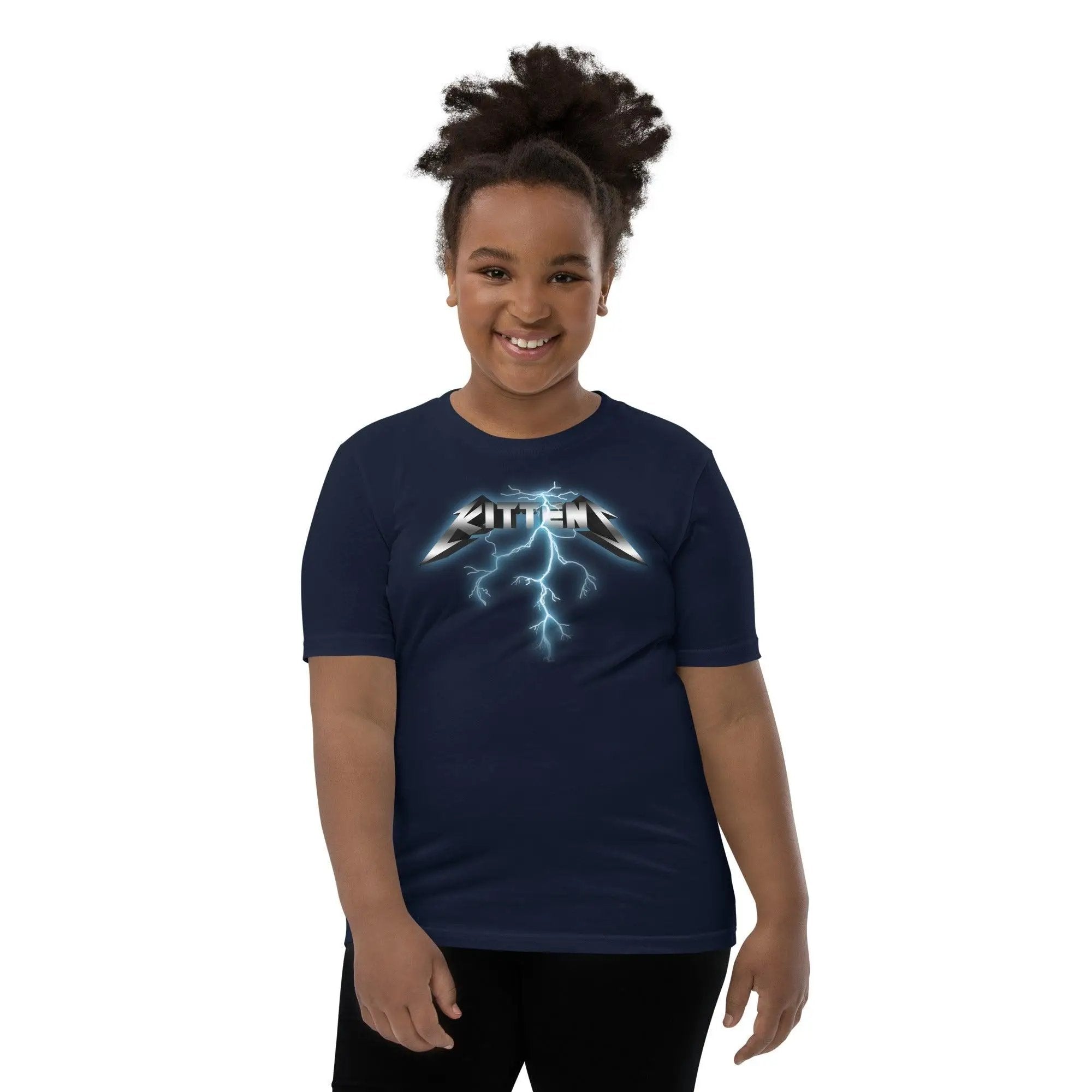 Metallikittens Youth Short Sleeve T-Shirt VAWDesigns
